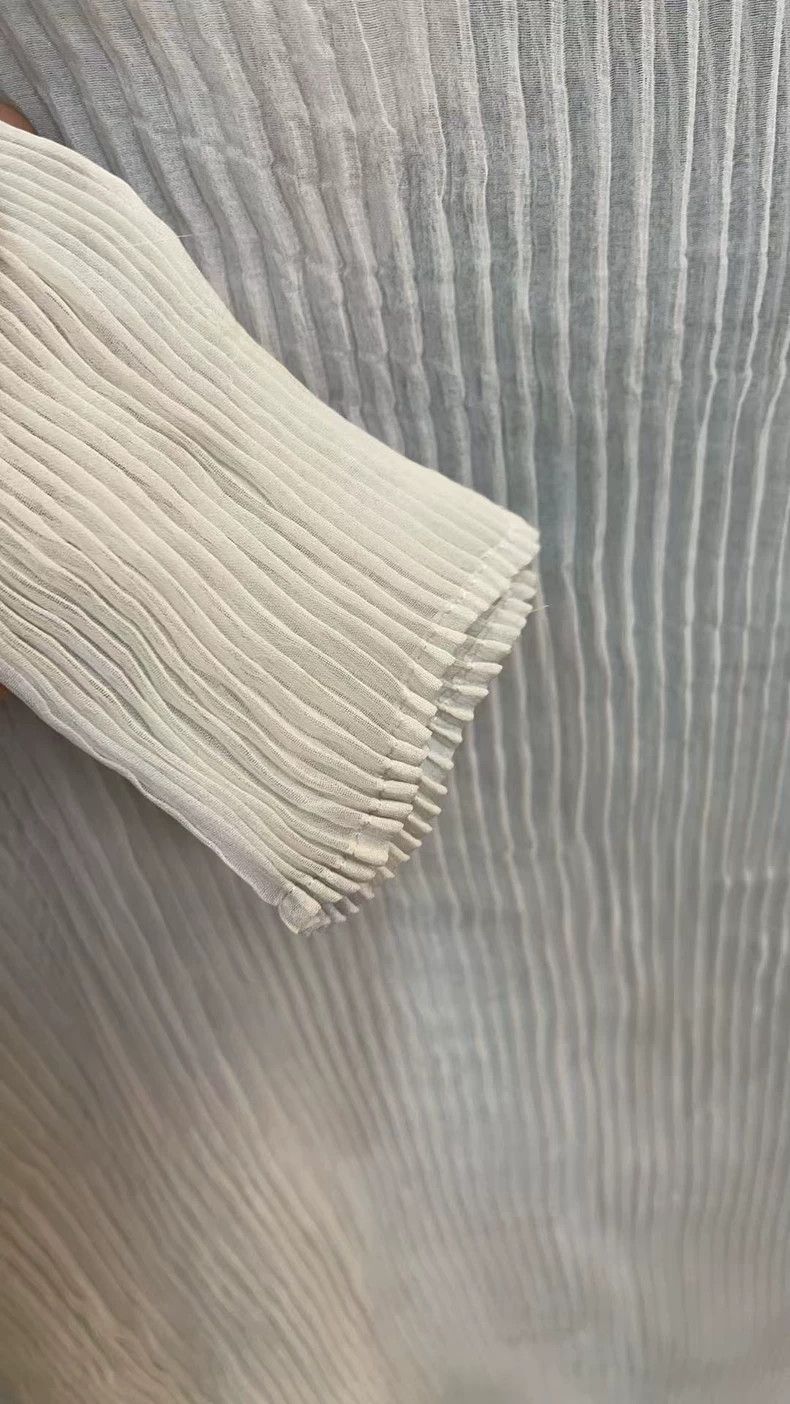 Issey Miyake Issey Miyake size:2 Grey pleated top Size M / US 6-8 / IT 42-44 - 7 Thumbnail