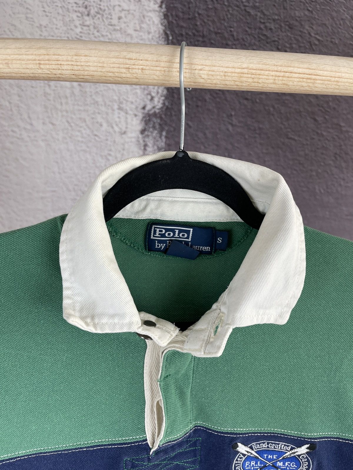Polo Ralph Lauren Polo Ralph Lauren vintage 90s striped rugby polo shirt Size US S / EU 44-46 / 1 - 5 Thumbnail