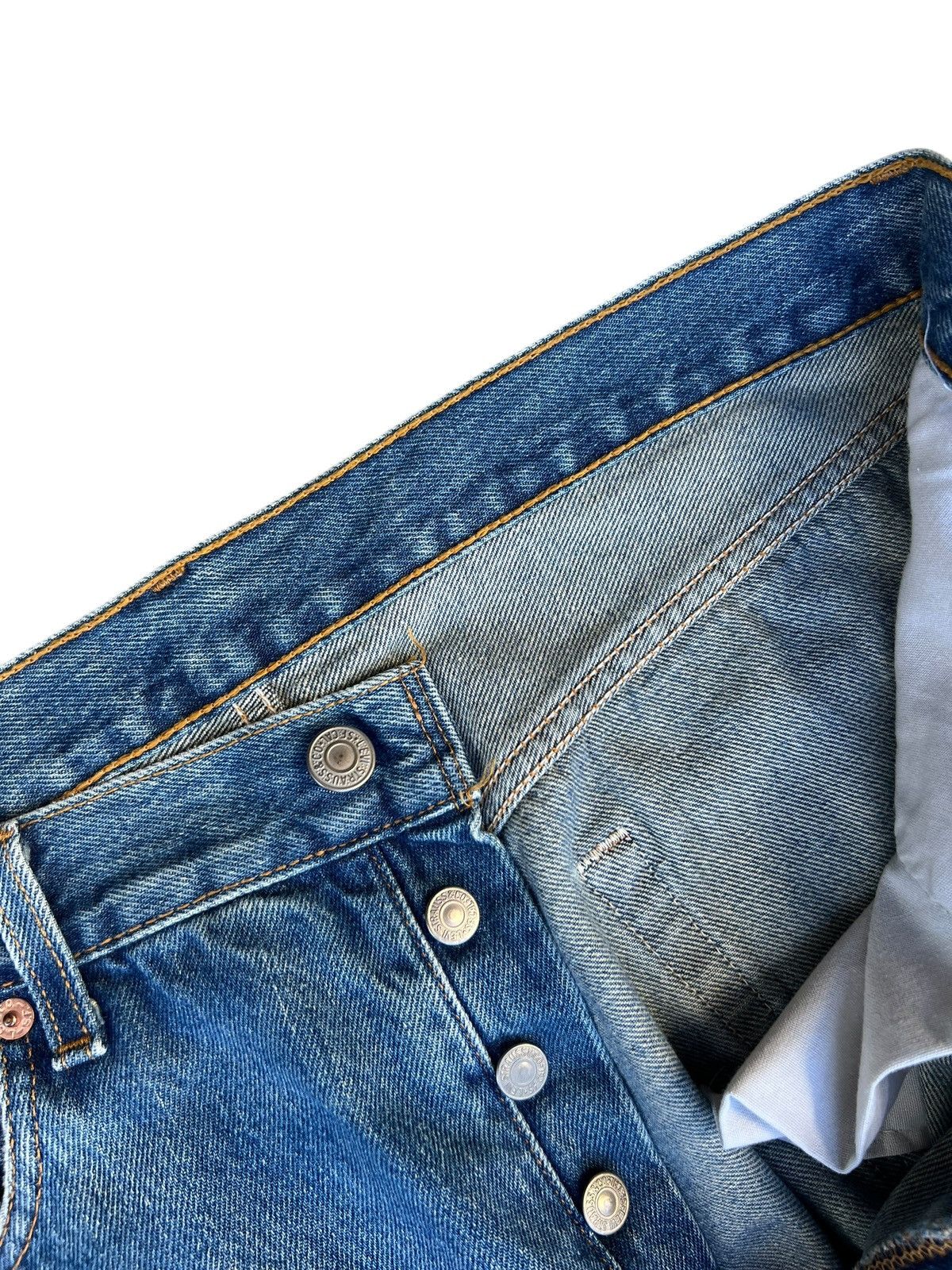 Levi's Vintage 1997 Levi’s 501 Faded Denim Regular Jeans Size US 33 - 7 Thumbnail