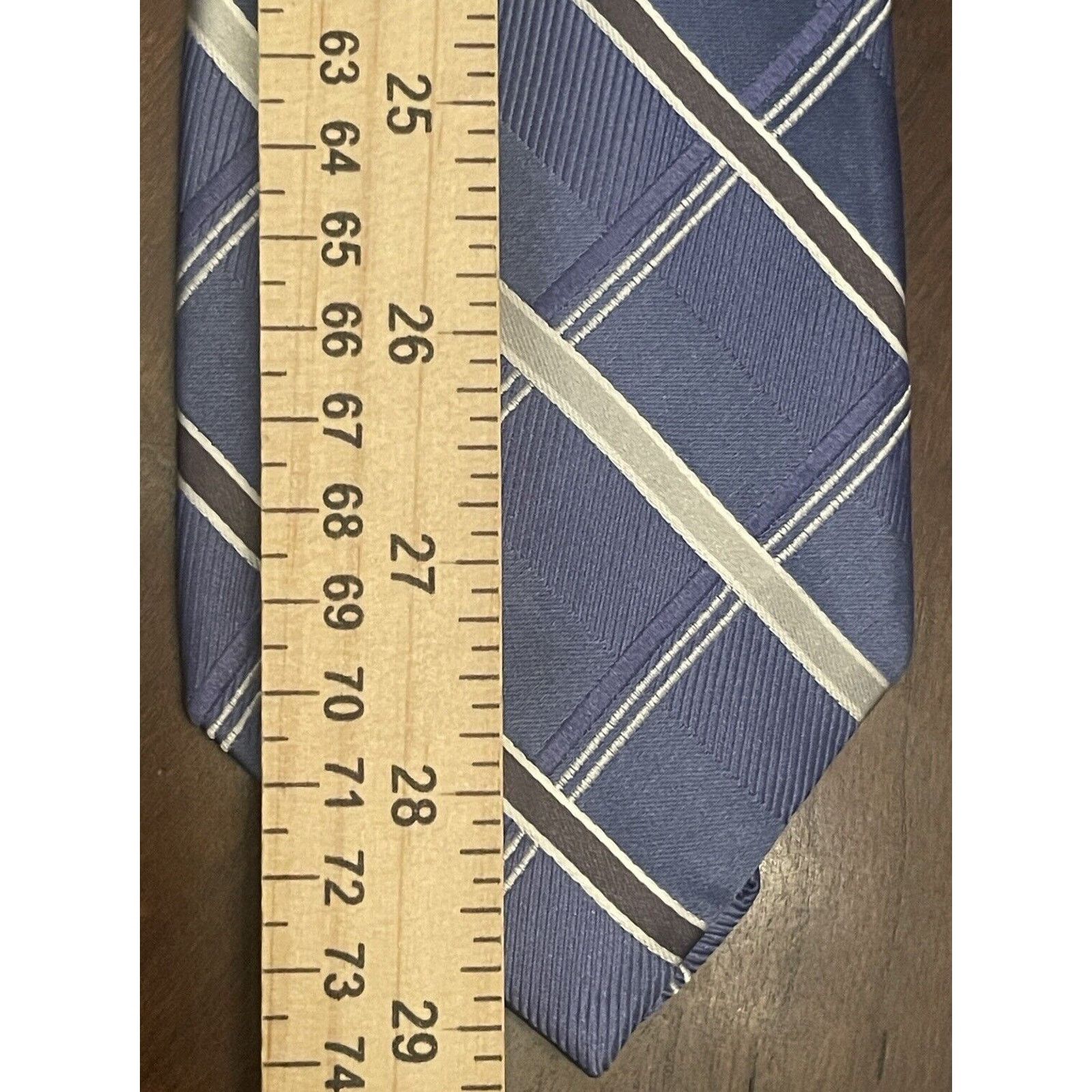 Michael Kors Michael Michael Kors Blue Gray 100% Silk Made In China Size ONE SIZE - 5 Thumbnail