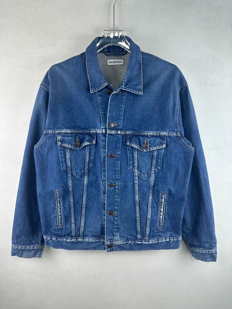 Balenciaga Balenciaga size 34 Earth Denim Jacket 2502-Nextarrow Size US M / EU 48-50 / 2 - 2 Thumbnail