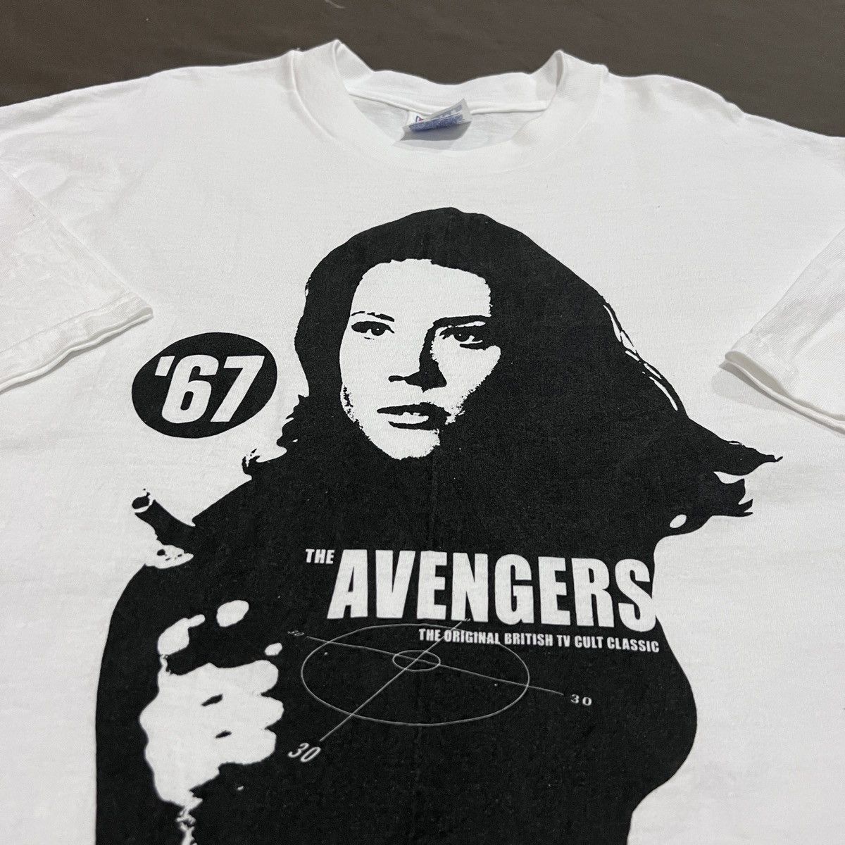 Vintage Vintage 90s Diana Rigg The Avengers TV series Promo Tee XL Size US XL / EU 56 / 4 - 5 Thumbnail
