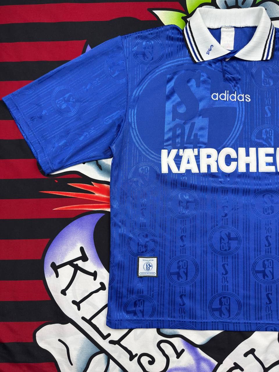 Adidas Adidas Schalke 04 football shirt 1997 soccer/jersey Size XL Size US XL / EU 56 / 4 - 2 Thumbnail