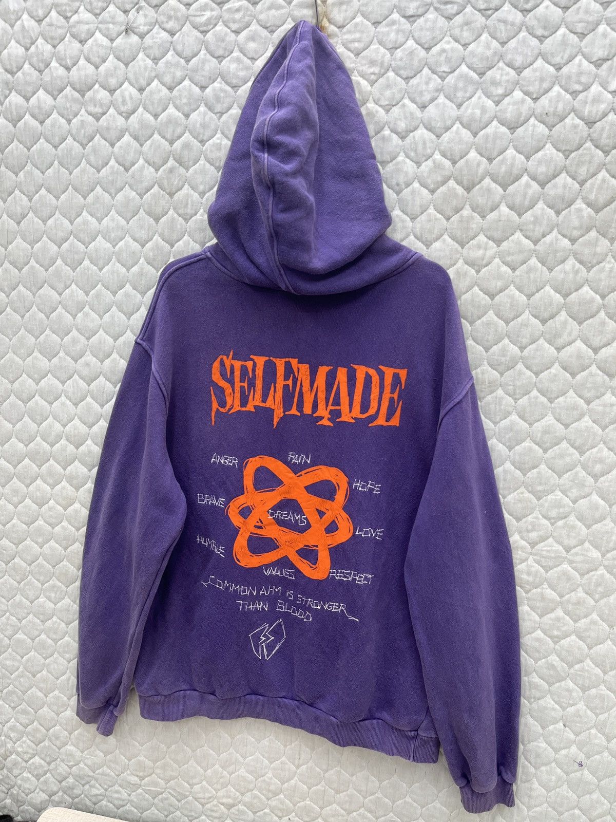 Vintage 🔥🔥🔥STEALS SELF MADE DISTRESSED HOODIE Size US M / EU 48-50 / 2 - 2 Thumbnail