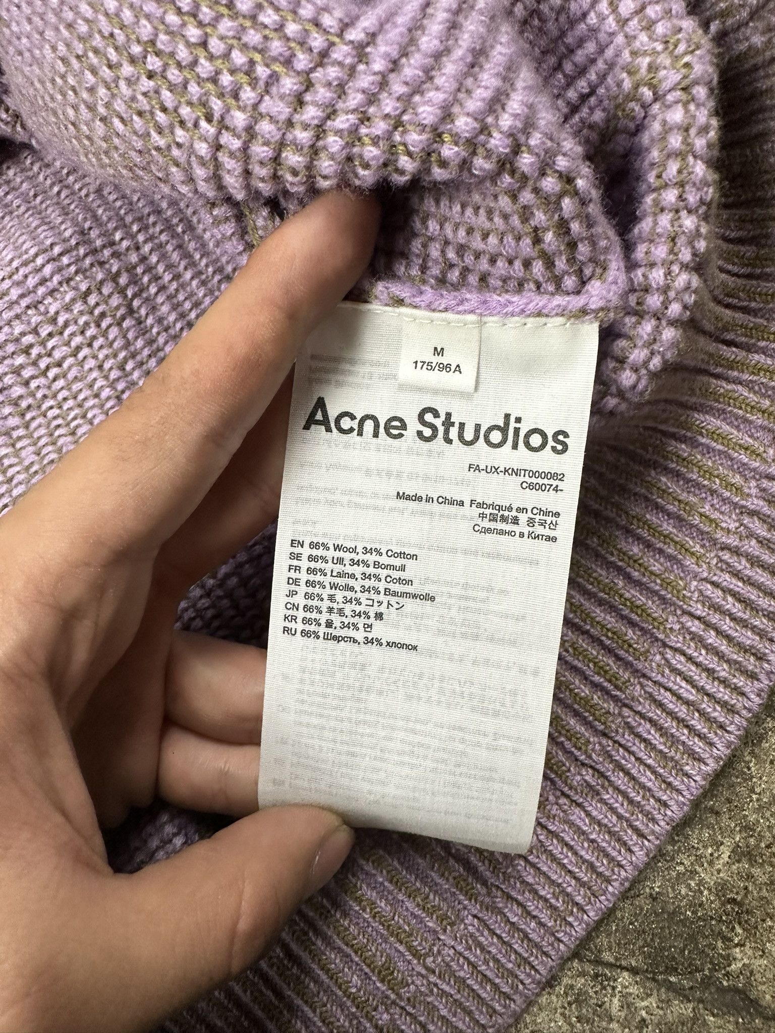 Acne Studios Rare Acne Studios XOXO Wool Knit Sweater Size US M / EU 48-50 / 2 - 6 Thumbnail
