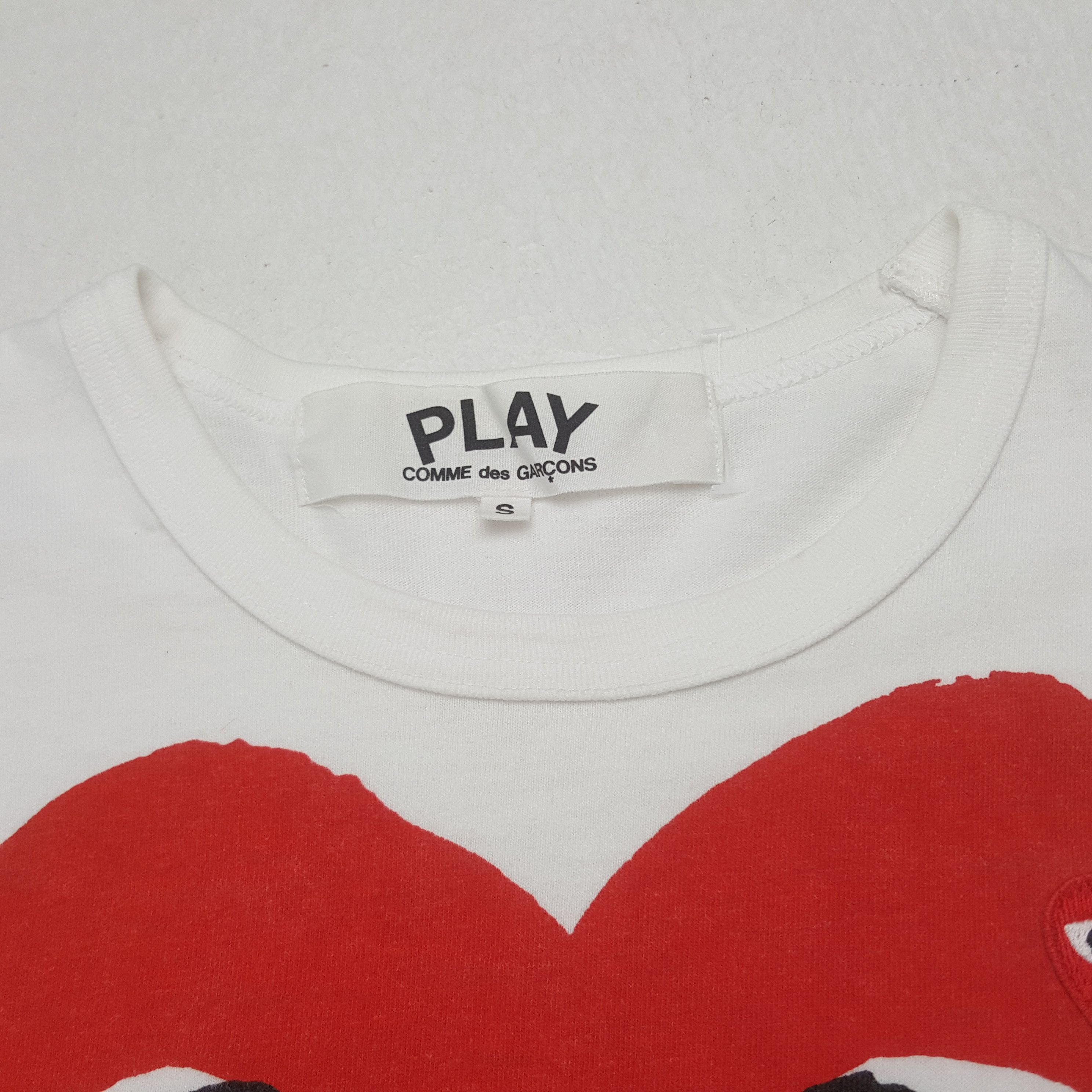 Comme des Garcons PLAY Vintage Comme des Garcons PLAY Red Logo T-shirt Size US S / EU 44-46 / 1 - 4 Thumbnail