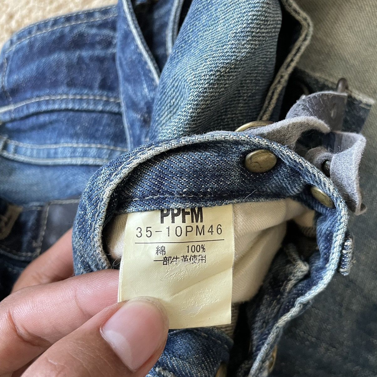 Japanese Brand × PPFM × Vintage PPFM PUNK RARE BAGGY JEANS Size US 32 / EU 48 - 7 Thumbnail