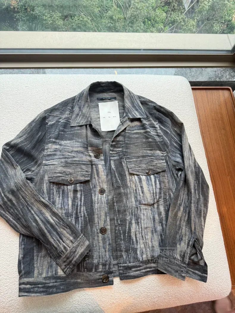 Song For The Mute SONG FOR THE MUTE Wavy-pattern jacket Size US M / EU 48-50 / 2 - 6 Thumbnail