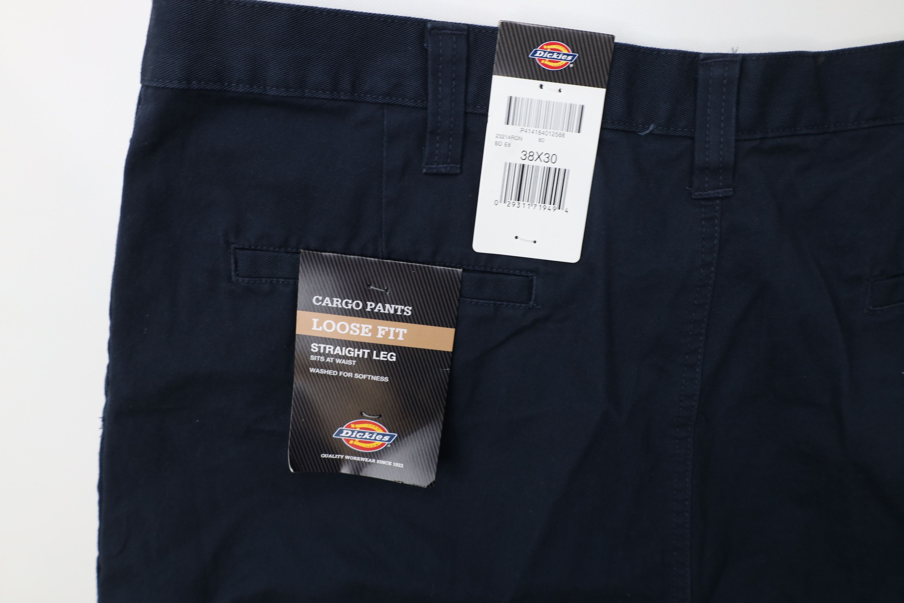Dickies Deadstock Y2K Dickies Wide Leg Cargo Pants Navy Blue Cotton Size US 38 / EU 54 - 13 Thumbnail
