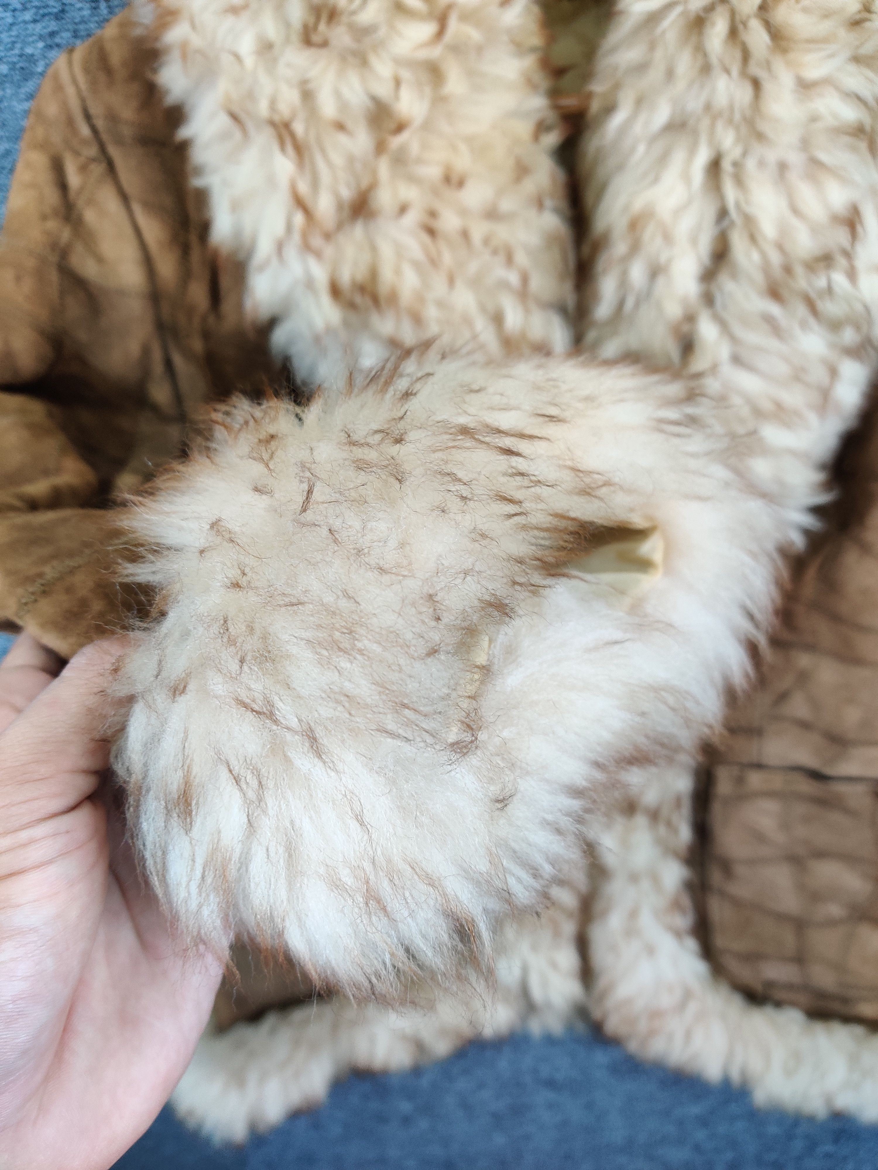 Japanese Brand Vintage Patchwork Mink Fur Blanket Leather Jacket Size US M / EU 48-50 / 2 - 9 Thumbnail