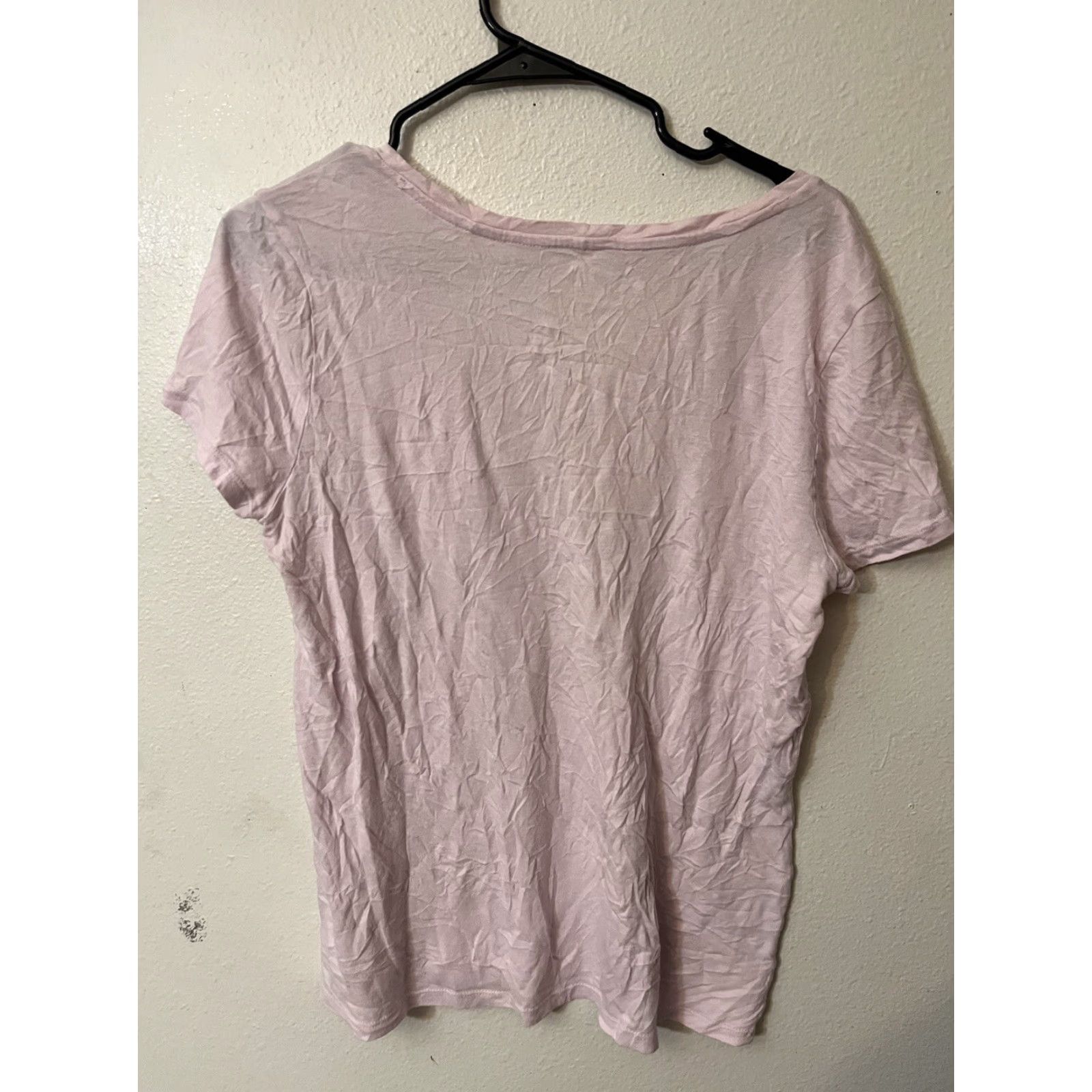Gap VINTAGE Gap T-Shirt Womens Long Sleeve Pink Cotton Blend Crew Neck Pullover Large Graphic Size L / US 10 / IT 46 - 3 Thumbnail