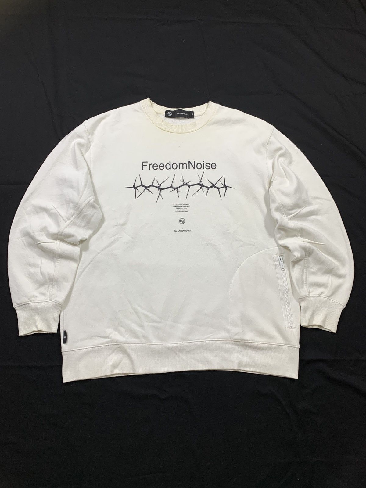 GU × Undercover GU Undercover “Freedom Noise” Sweatshirt Size US XL / EU 56 / 4 - 3 Thumbnail