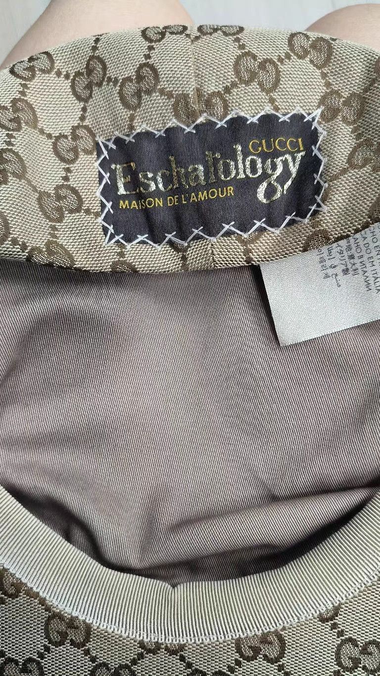 Gucci Gucci Brown All-Over Logo Canvas Twill Baseball Cap K2 Size ONE SIZE - 3 Thumbnail