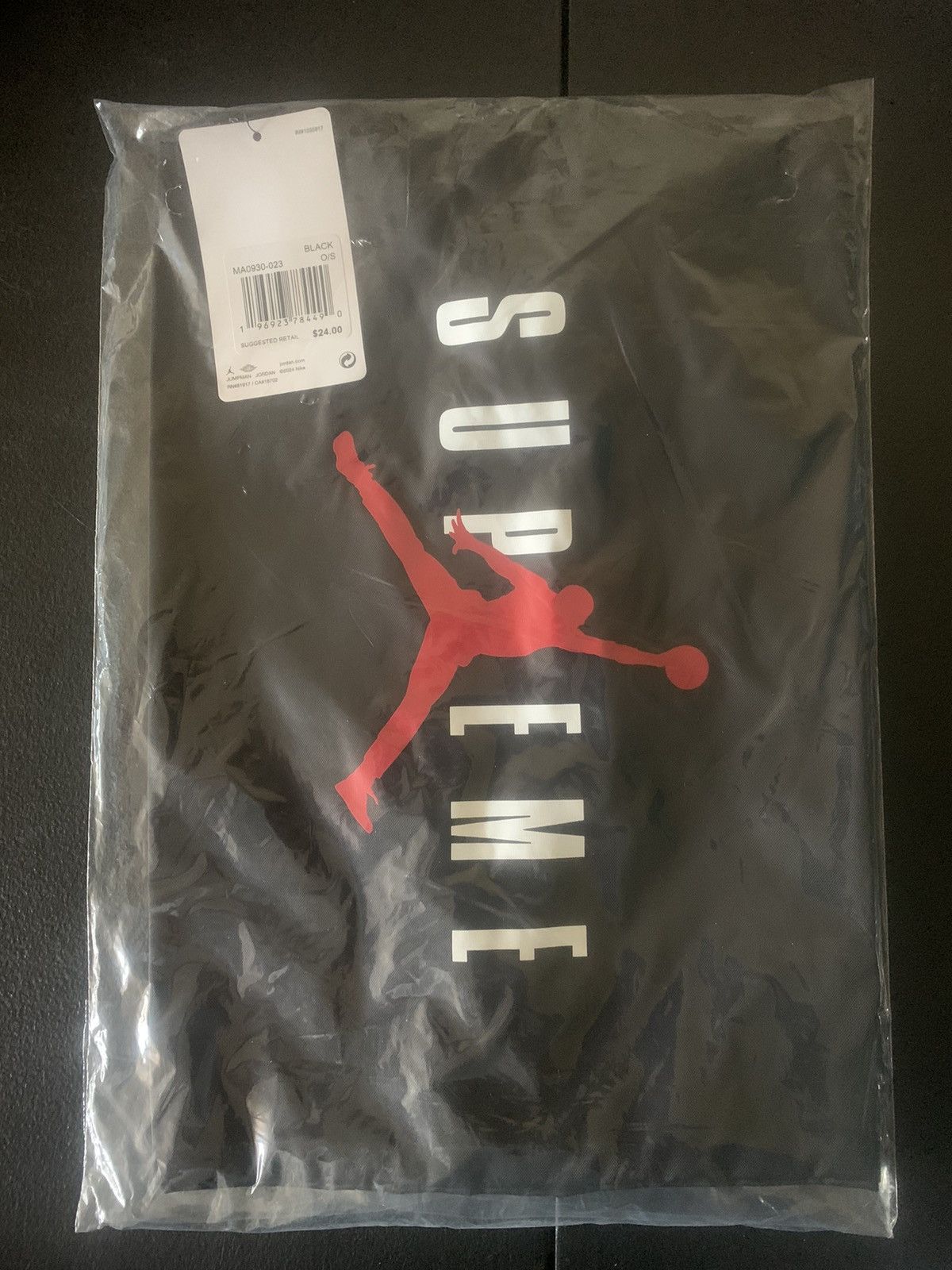Jordan Brand × Supreme Supreme x Jordan Drawstring Bag Size ONE SIZE - 2 Thumbnail
