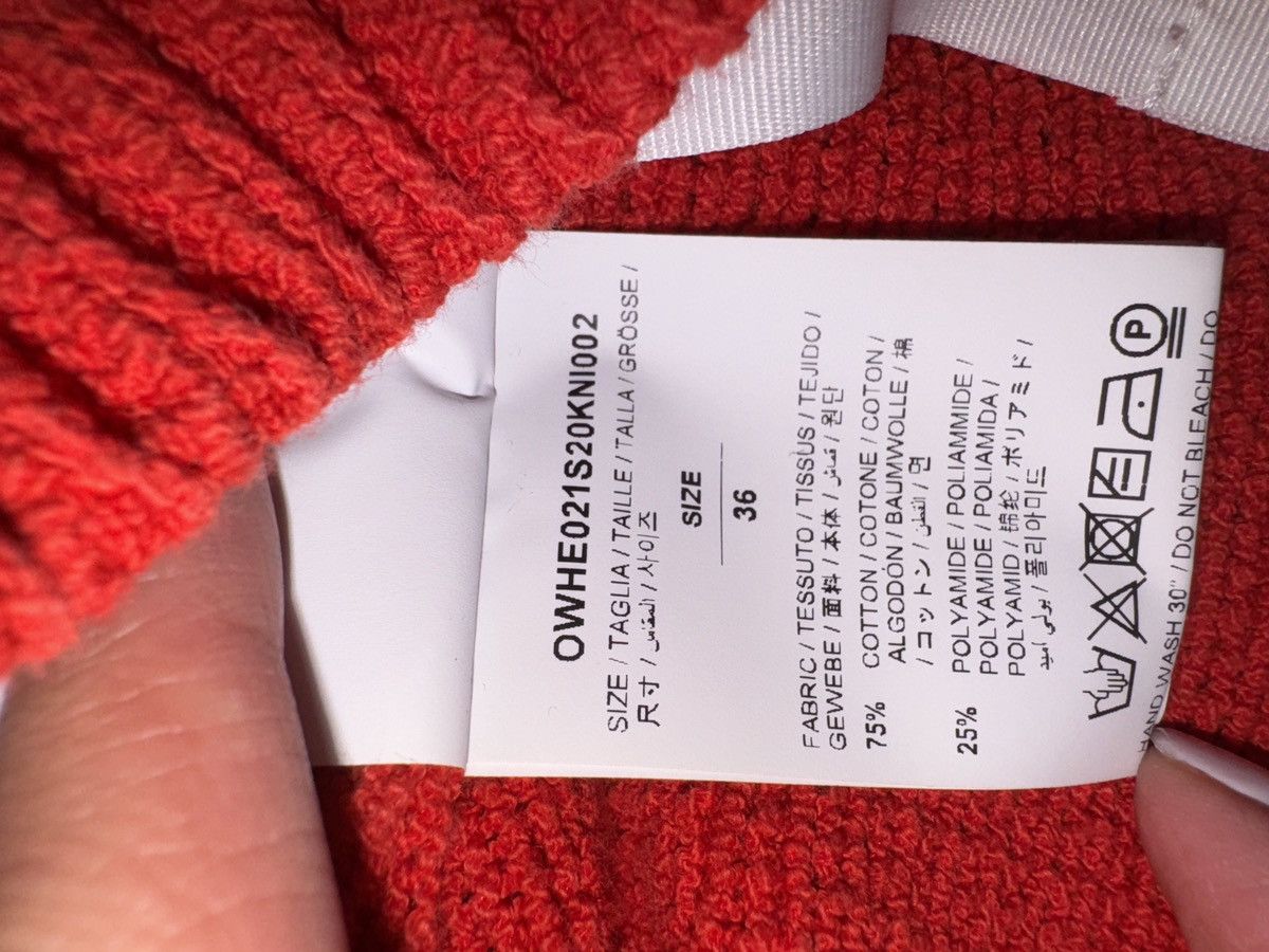 Off-White × Virgil Abloh Off-White x Virgil Abloh Hands Off Knit Sweater Size XS / US 0-2 / IT 36-38 - 4 Thumbnail