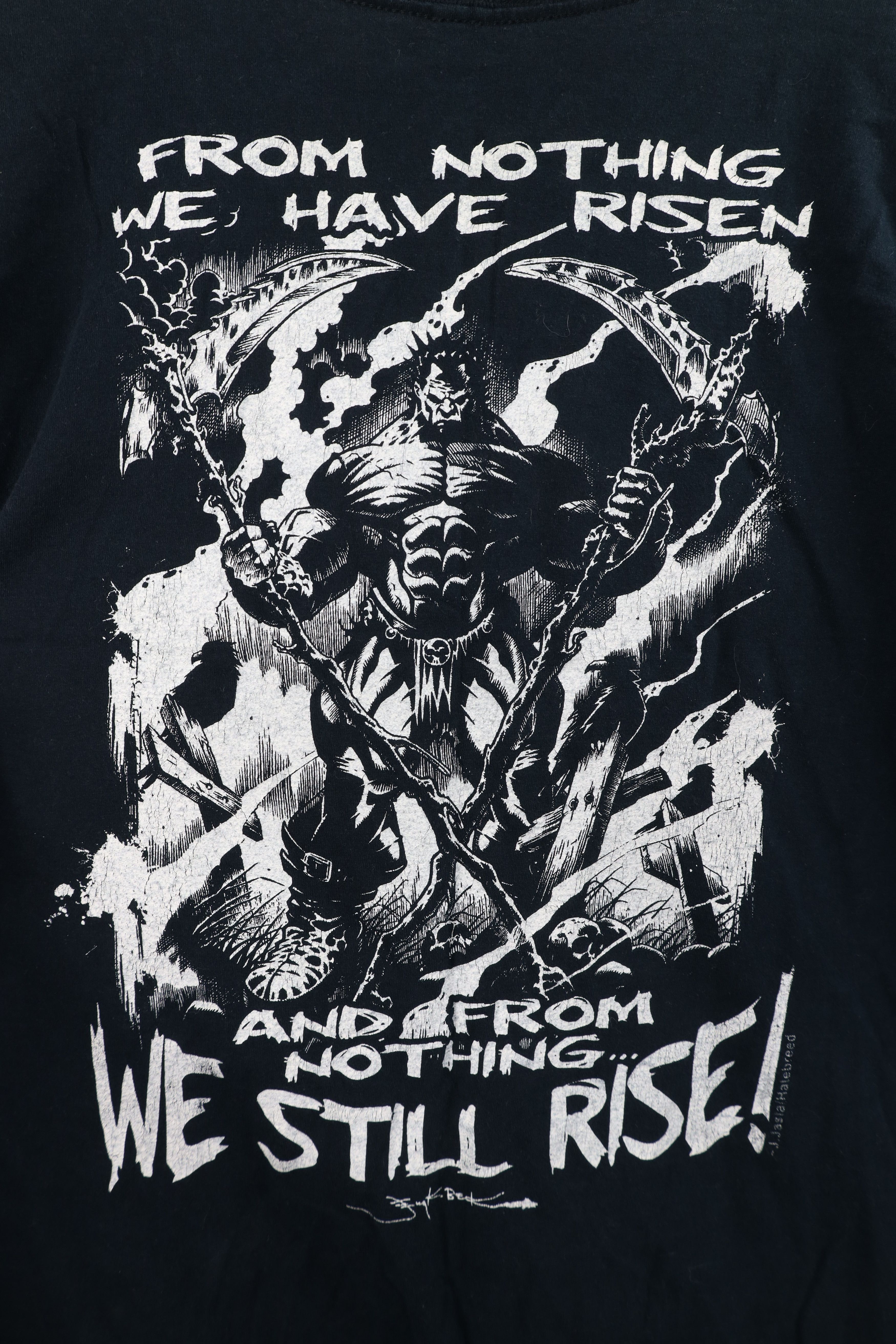 Vintage Vintage Y2K Streetwear Iron Asylum Bodybuilder Gym T-Shirt Size US XL / EU 56 / 4 - 10 Thumbnail