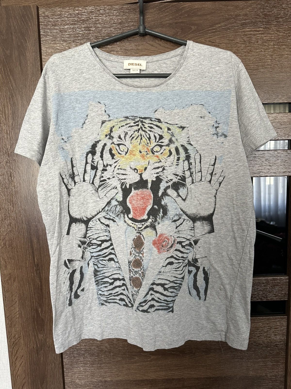 Diesel Diesel Tiger Logo T-Shirt Size US M / EU 48-50 / 2 - 1 Thumbnail