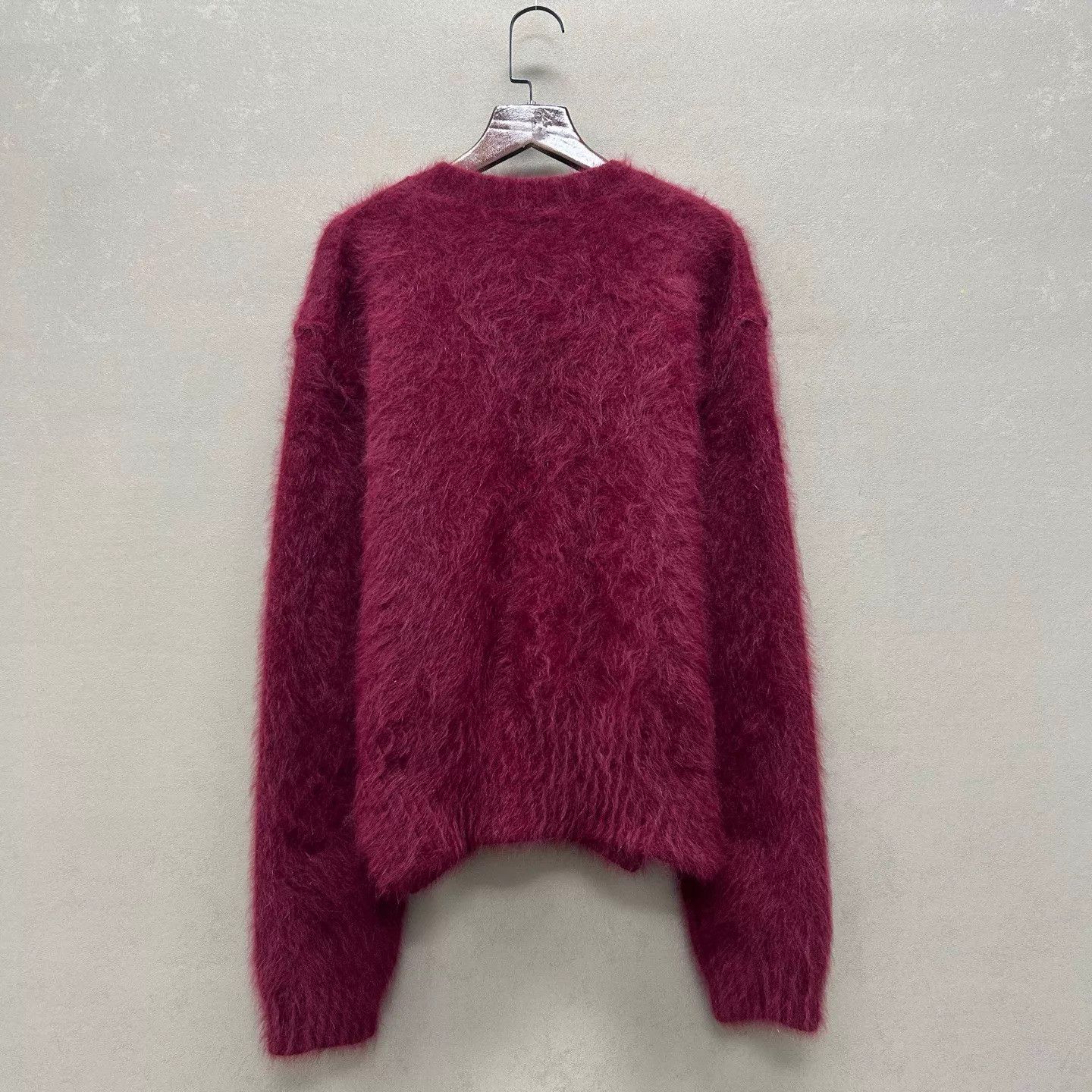 Celine Celine red mohair hoodie 99 New M Size M / US 6-8 / IT 42-44 - 2 Thumbnail