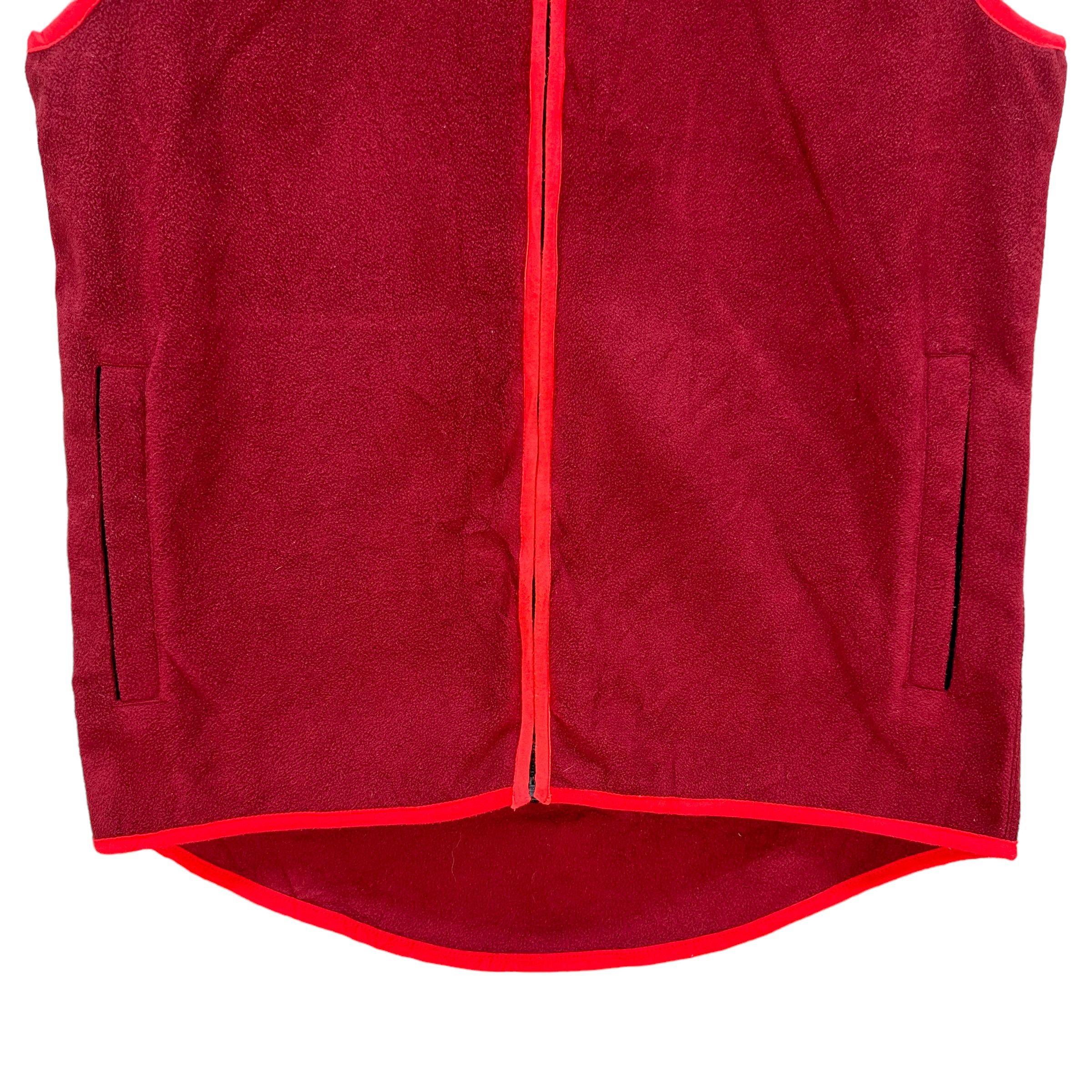 Nike NIKE MAROON FLEECE VEST #8959-42 Size US L / EU 52-54 / 3 - 3 Thumbnail