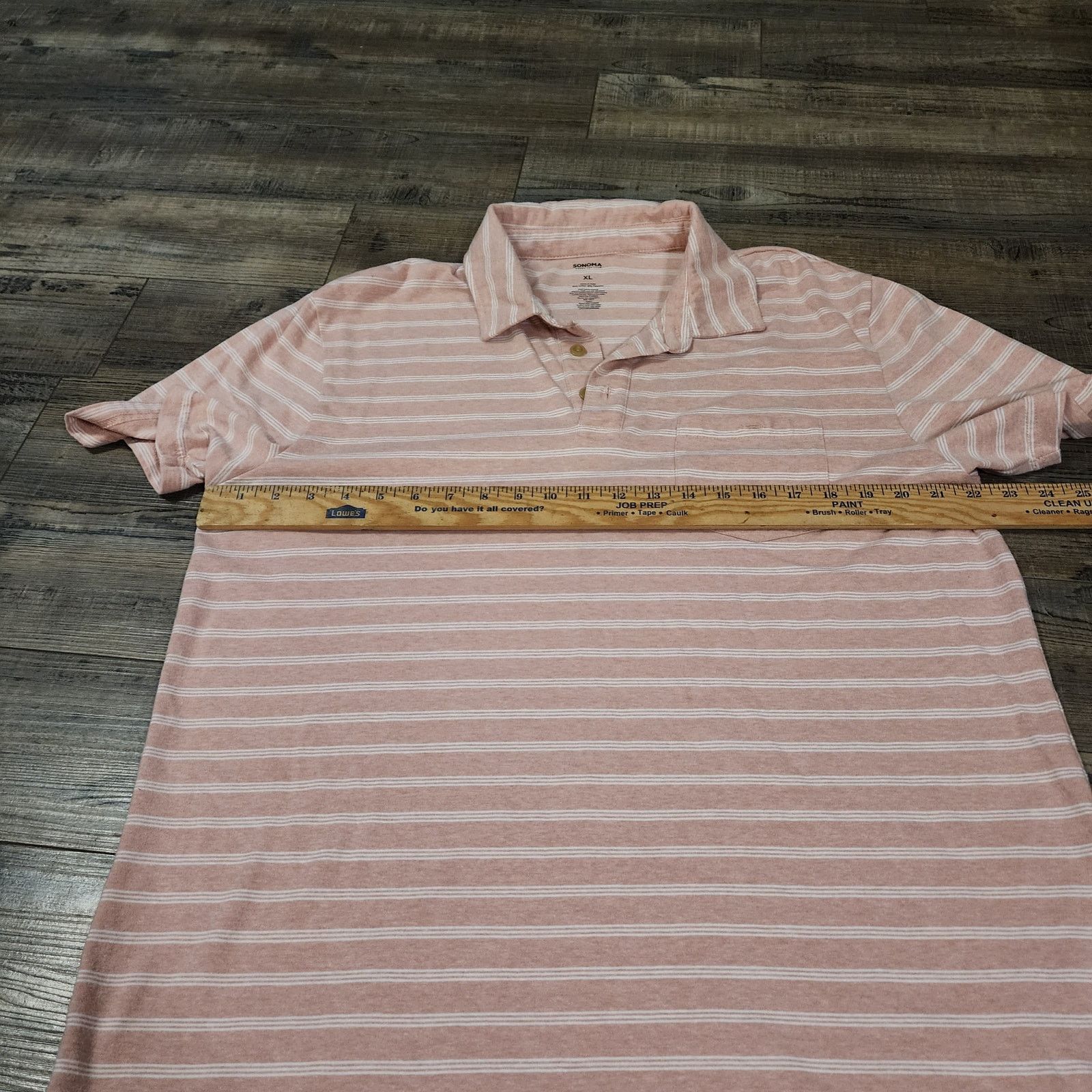 Sonoma Sonoma men's polo XL striped pre-owned good condition 2212 Size US XL / EU 56 / 4 - 3 Thumbnail