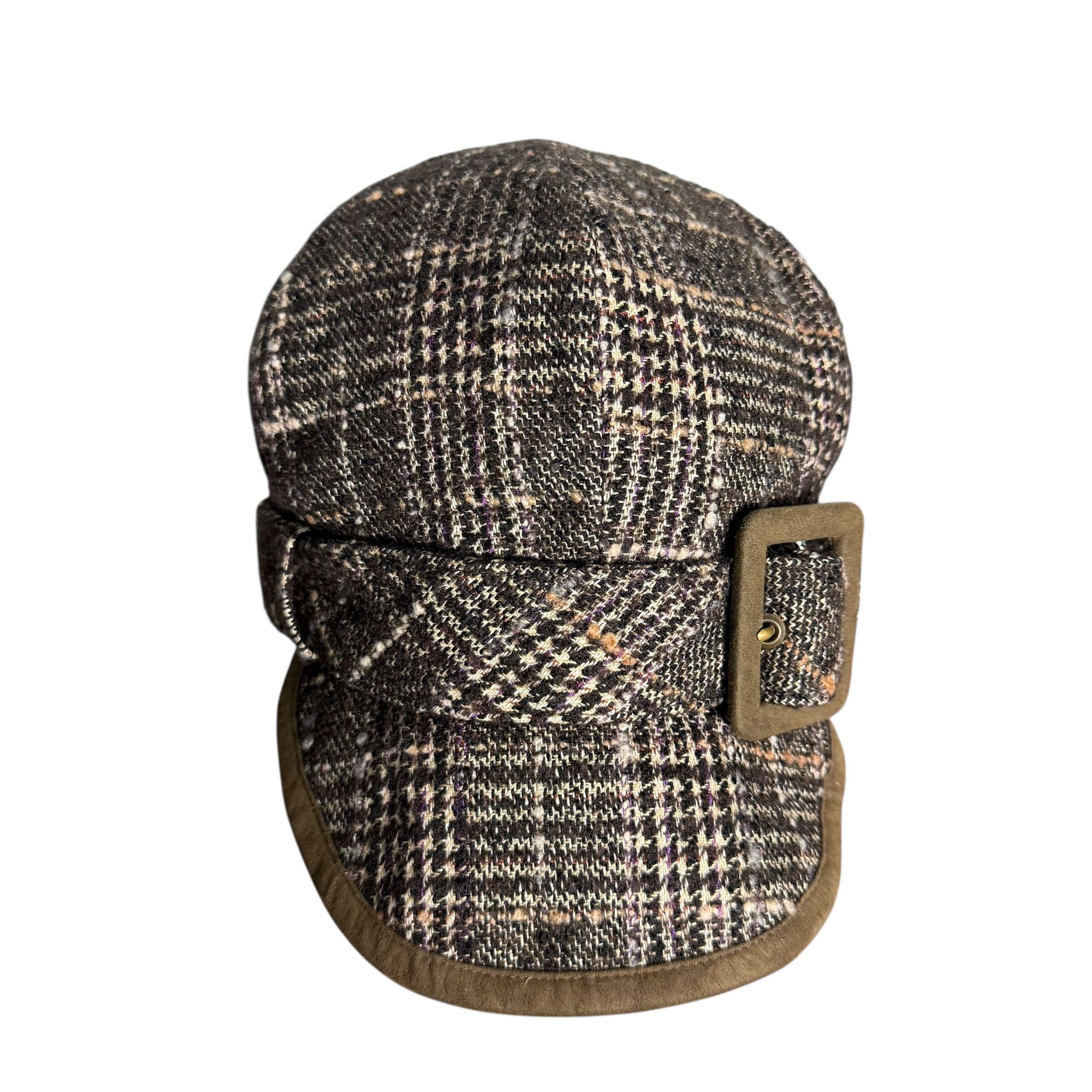 Lanvin 🔥RARE🔥Vintage Lanvin Sport Tweed Plaid Newboys Cap Size ONE SIZE - 2 Thumbnail