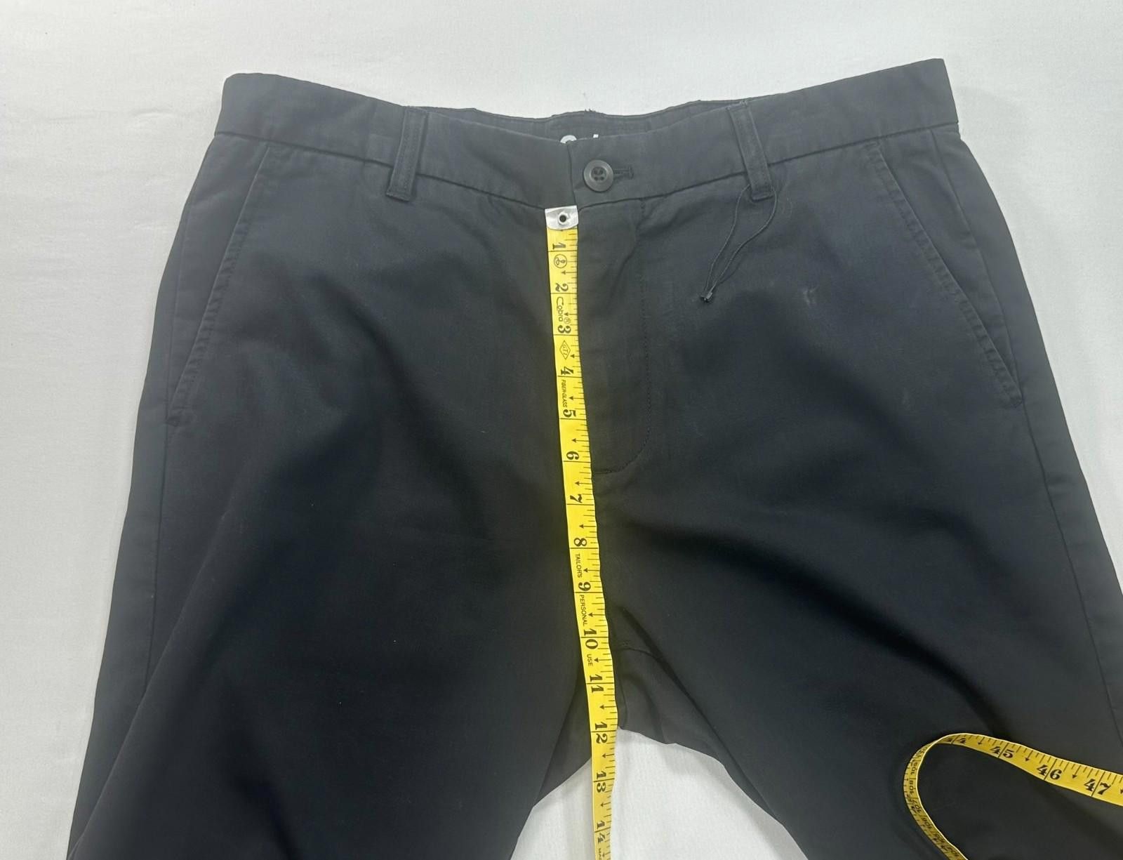 Only NY Only NY Flat Front Chino Shorts Mens Black 34 Size US 34 / EU 50 - 4 Thumbnail
