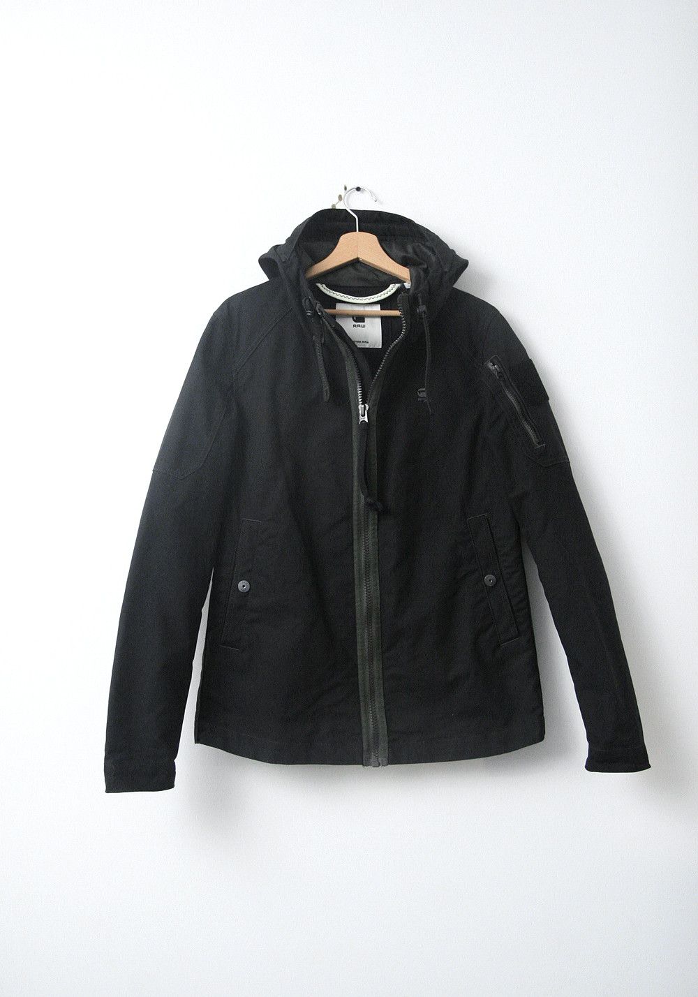 G-Star G Star Raw Batt Zip Cotton Jacket Black Men's M Size US M / EU 48-50 / 2 - 2 Thumbnail