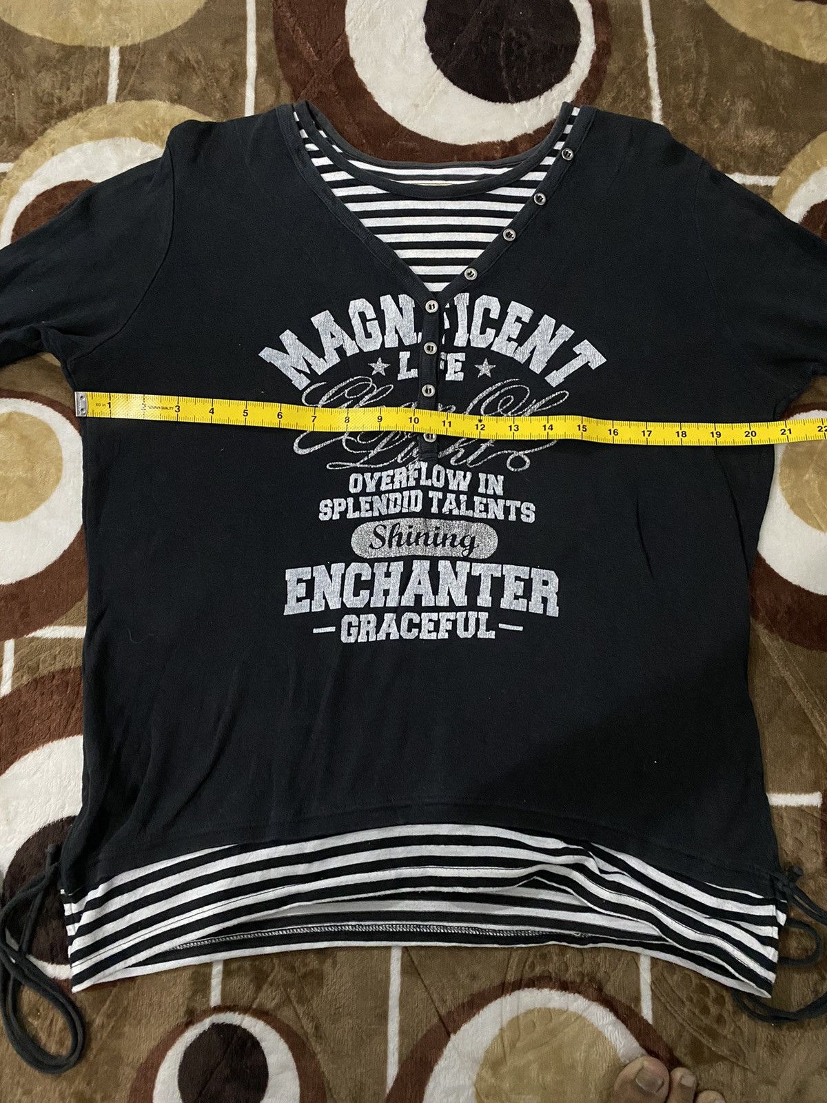 Hysteric Glamour Y2K Lemon-tree double layer ifsixwasnine longsleeve Size M / US 6-8 / IT 42-44 - 7 Thumbnail
