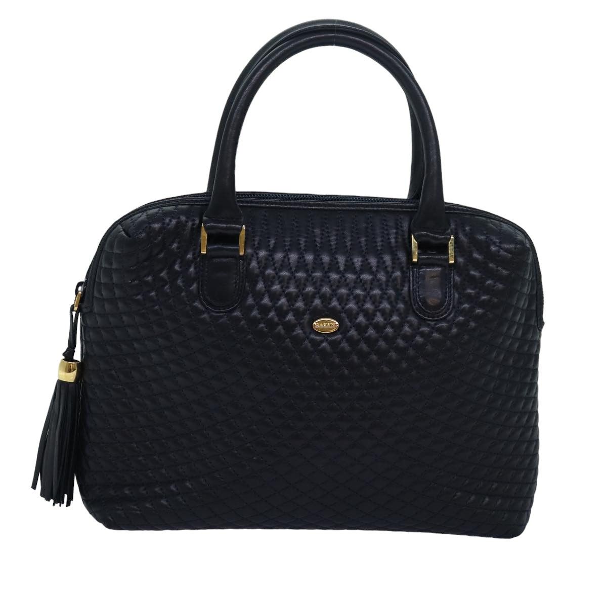 Bally Navy Leather Handbag (Pre-Owned) Size ONE SIZE - 1 Thumbnail