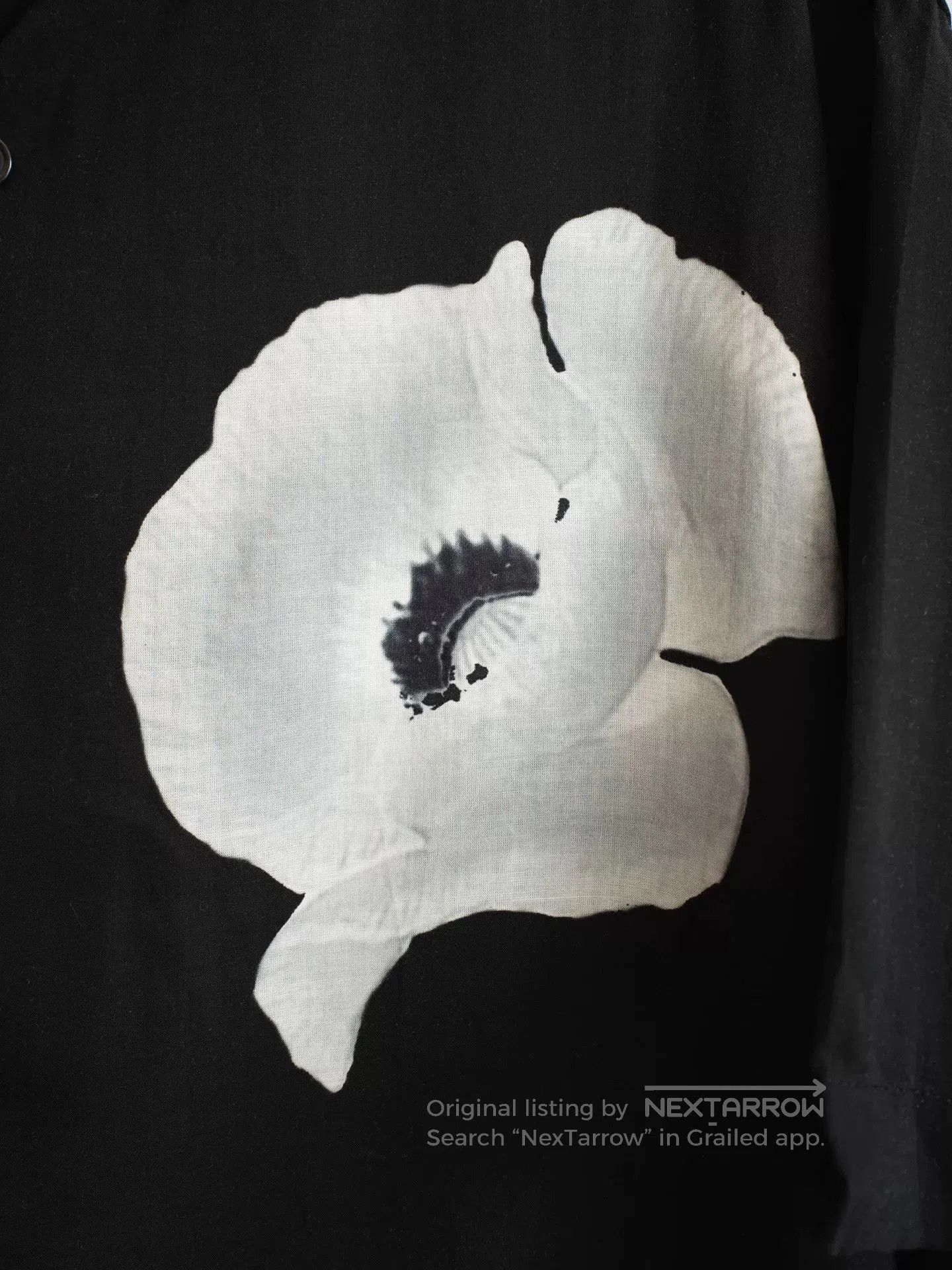 Yohji Yamamoto yohji yamamoto ink floral button. Size M / US 6-8 / IT 42-44 - 4 Thumbnail