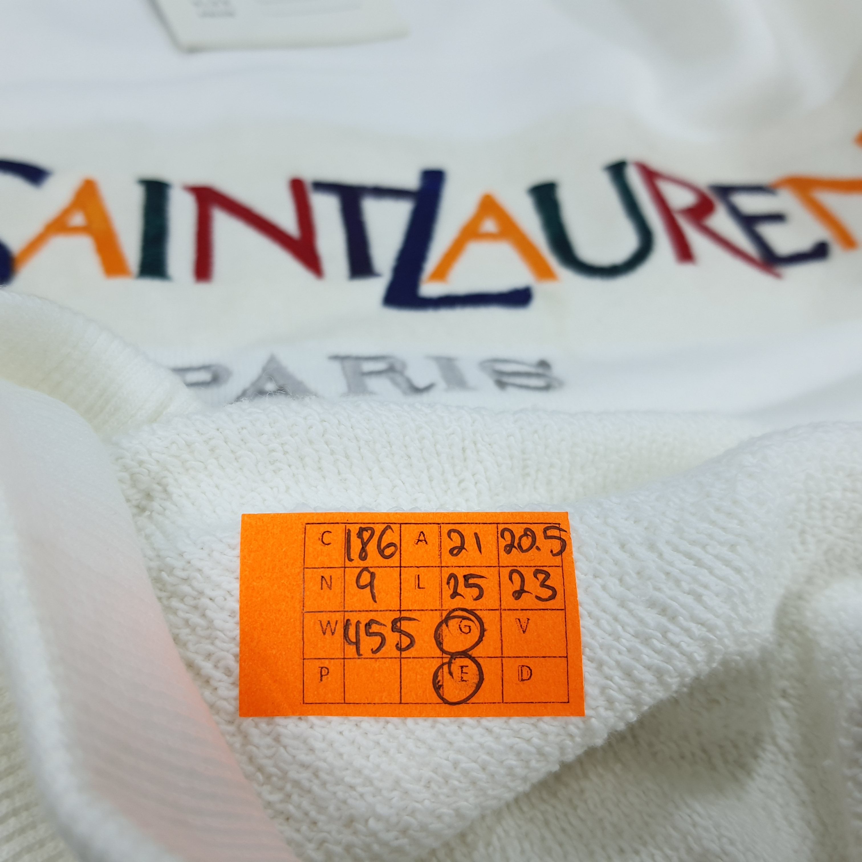 Vintage Vintage Yves Saint Laurent Paris Sweatshirt Size US M / EU 48-50 / 2 - 7 Thumbnail