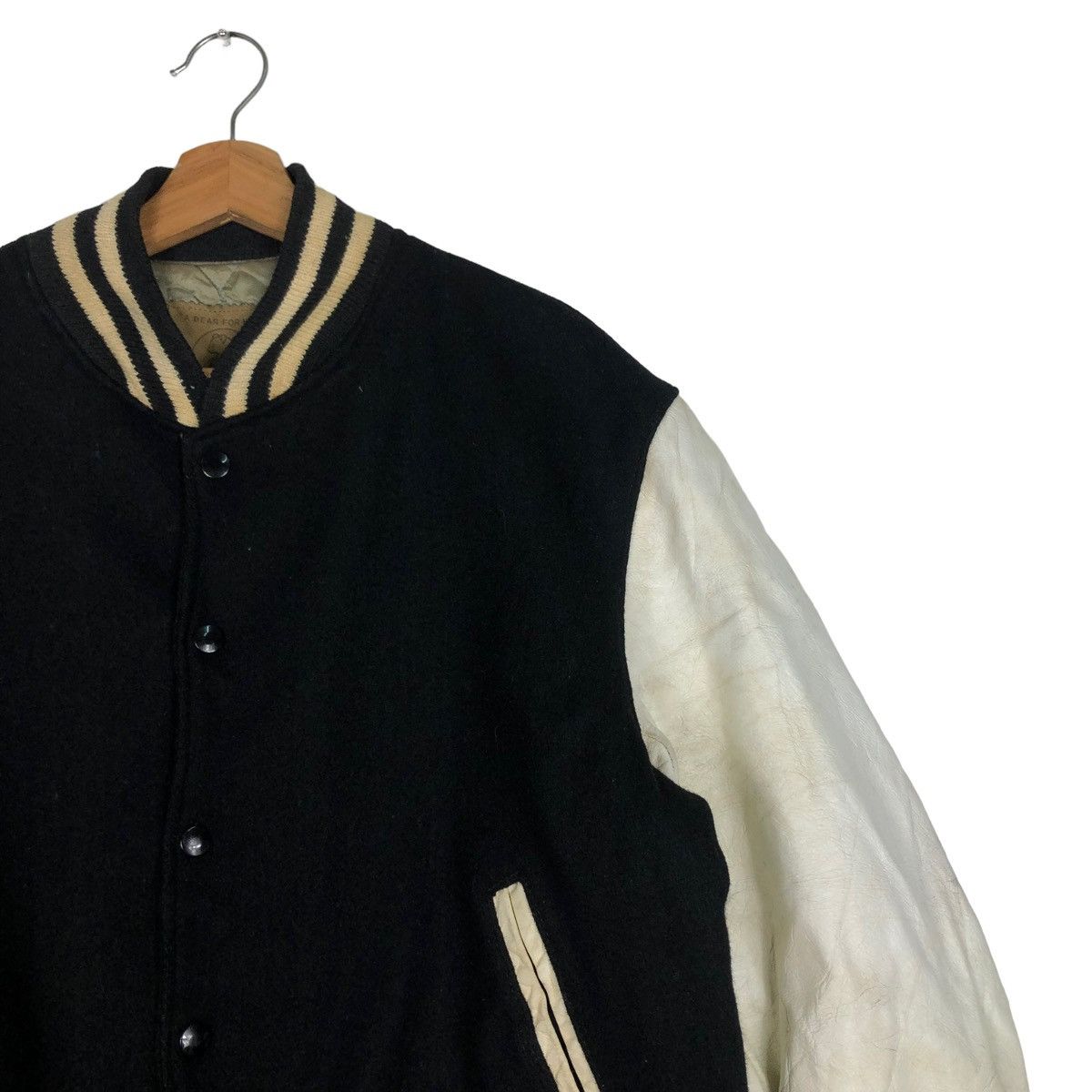 Golden Bear 🔥A Bear For Wear Varsity Jacket Leather Handling Golden Bear Size US L / EU 52-54 / 3 - 5 Thumbnail