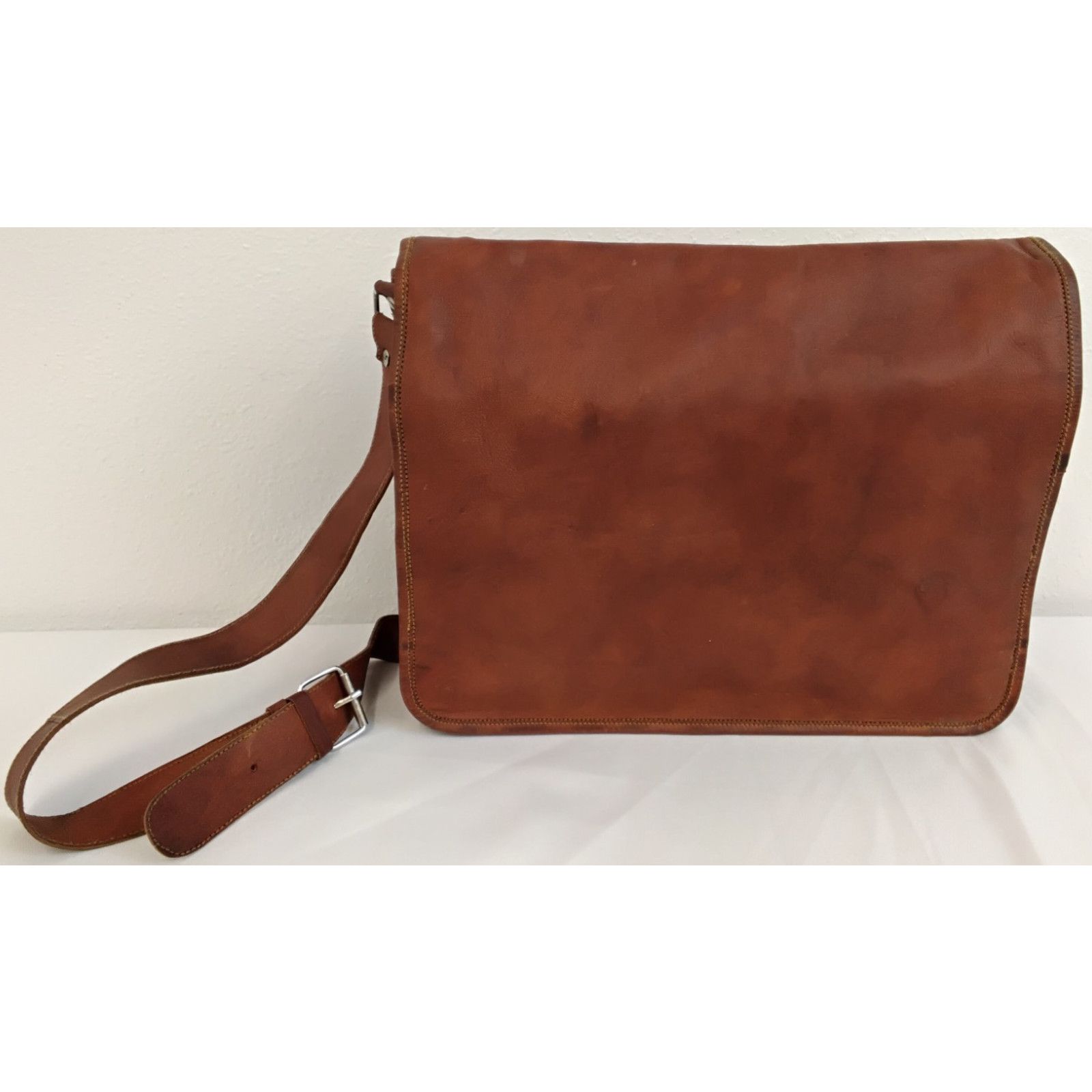 Carbon Carbon 2 Cobalt Messenger Bag Brown Full Grain Leather Size ONE SIZE - 3 Thumbnail