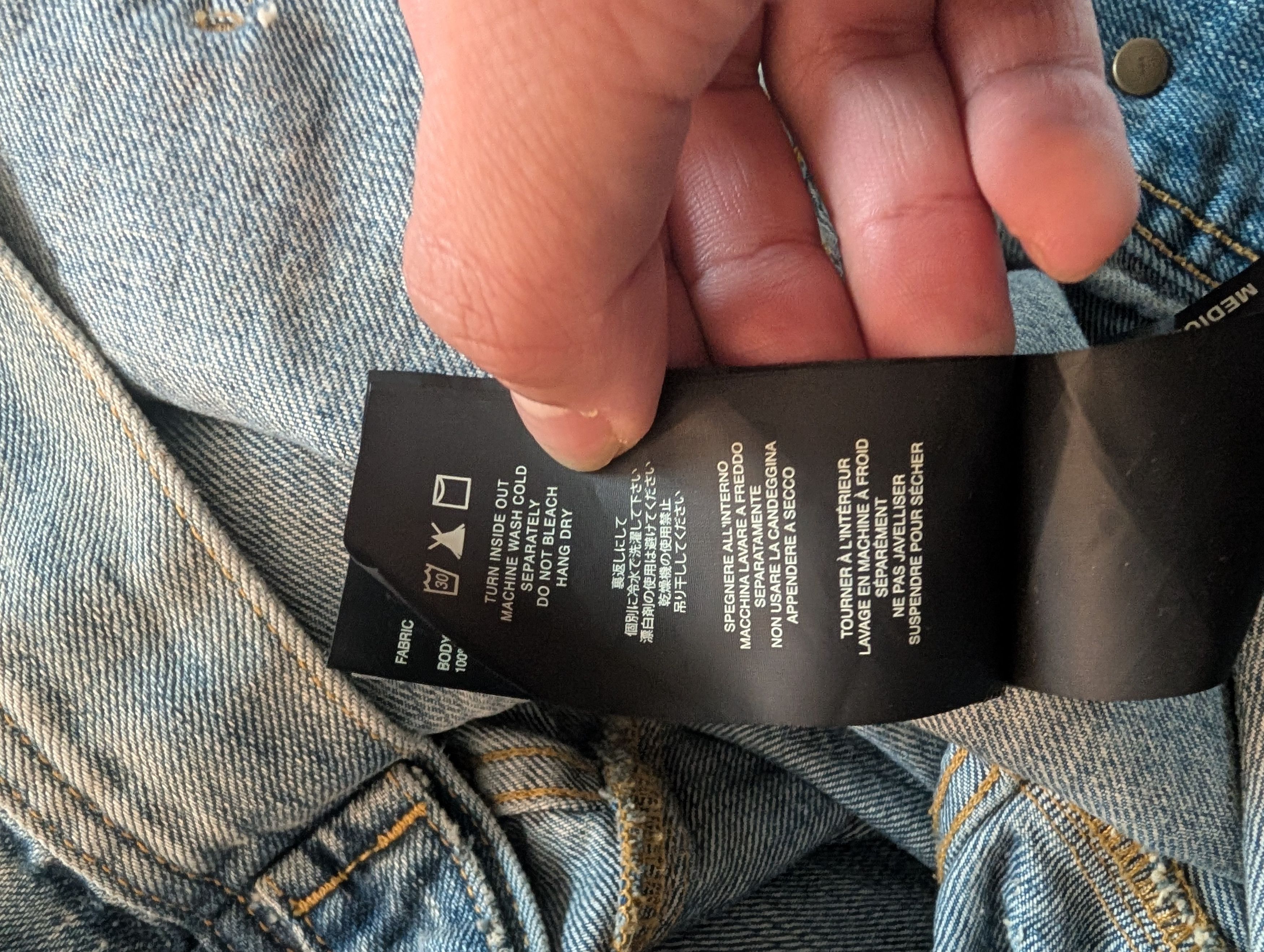 Fear of God Fear of God 7th collection denim trucker jacket Size US M / EU 48-50 / 2 - 7 Thumbnail