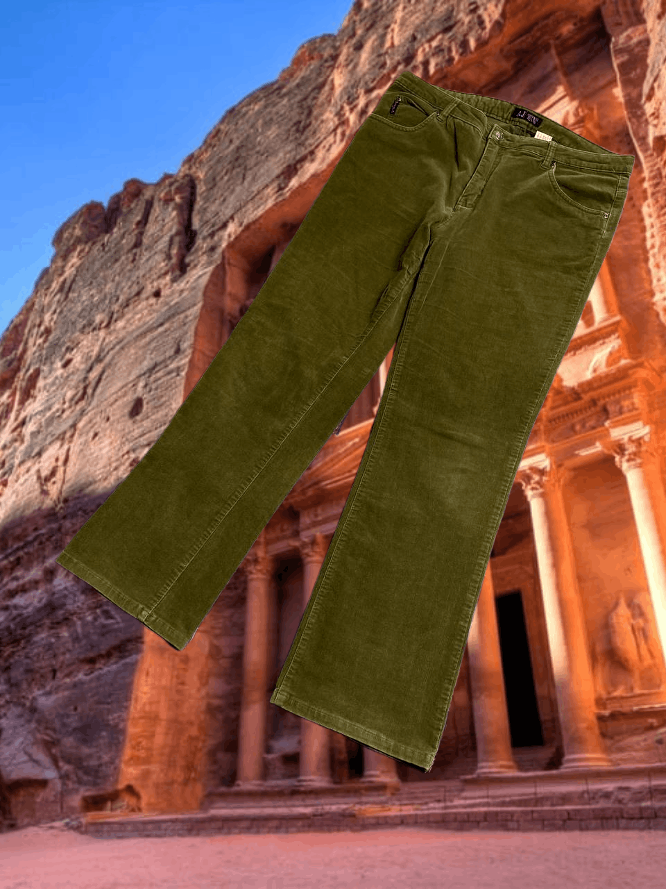 Armani vintage denim pants Armani Jeans crazy Y2K made in Italy Size US 36 / EU 52 - 1 Thumbnail