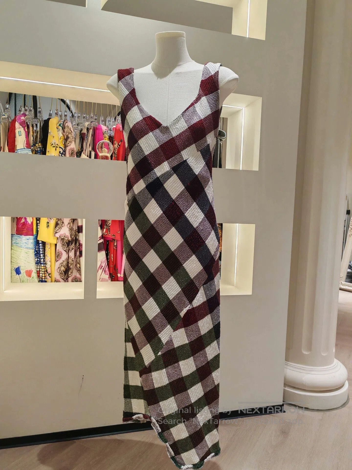 Victoria Beckham Victoria Victoria Beckham Checked Dress. Size S / US 4 / IT 40 - 1 Thumbnail