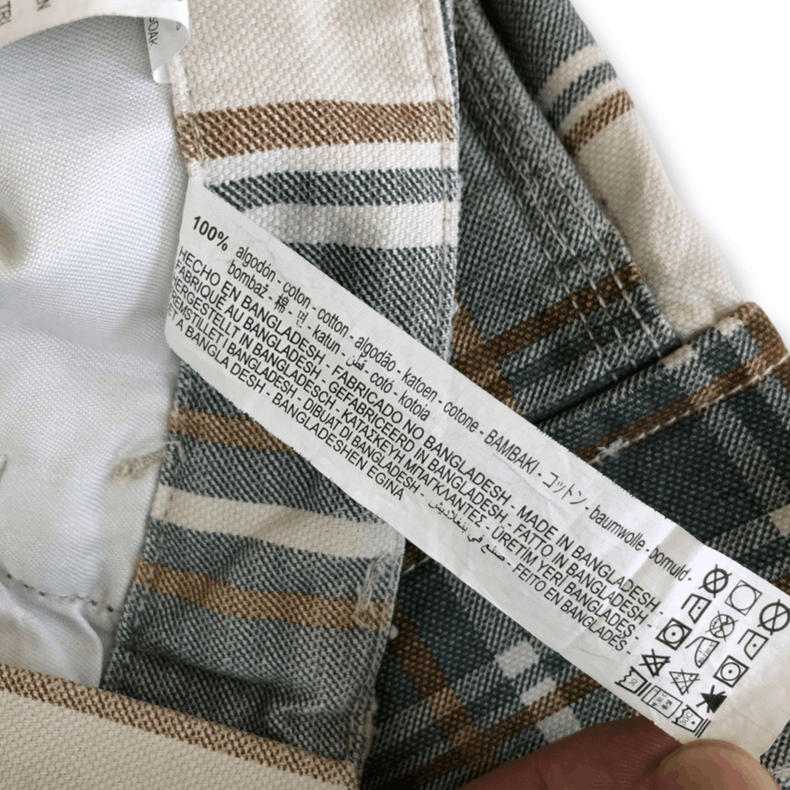 Rhude × Zara Rhude Zara X Rhuigi Men’s Plaid Cargo Utility Trouser Size US 30 / EU 46 - 10 Thumbnail