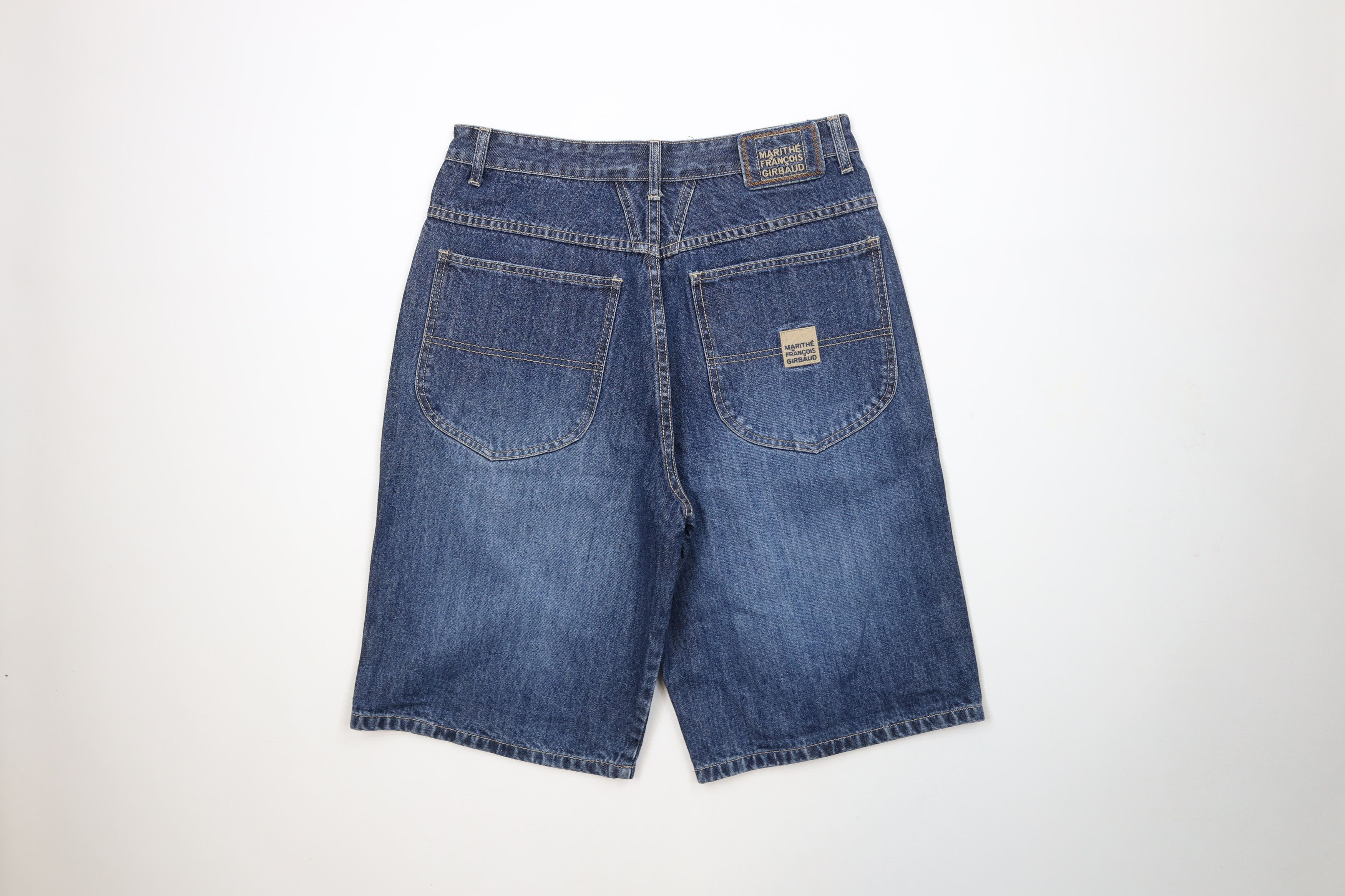 Marithe + Francois Girbaud × Vintage Deadstock Vintage 90s Marithe Francois Girbaud Denim Shorts Size US 32 / EU 48 - 11 Thumbnail