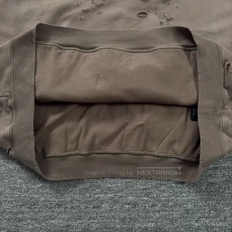 Balenciaga Balenciaga Beige Destroyed Hoodie Size US M / EU 48-50 / 2 - 3 Thumbnail