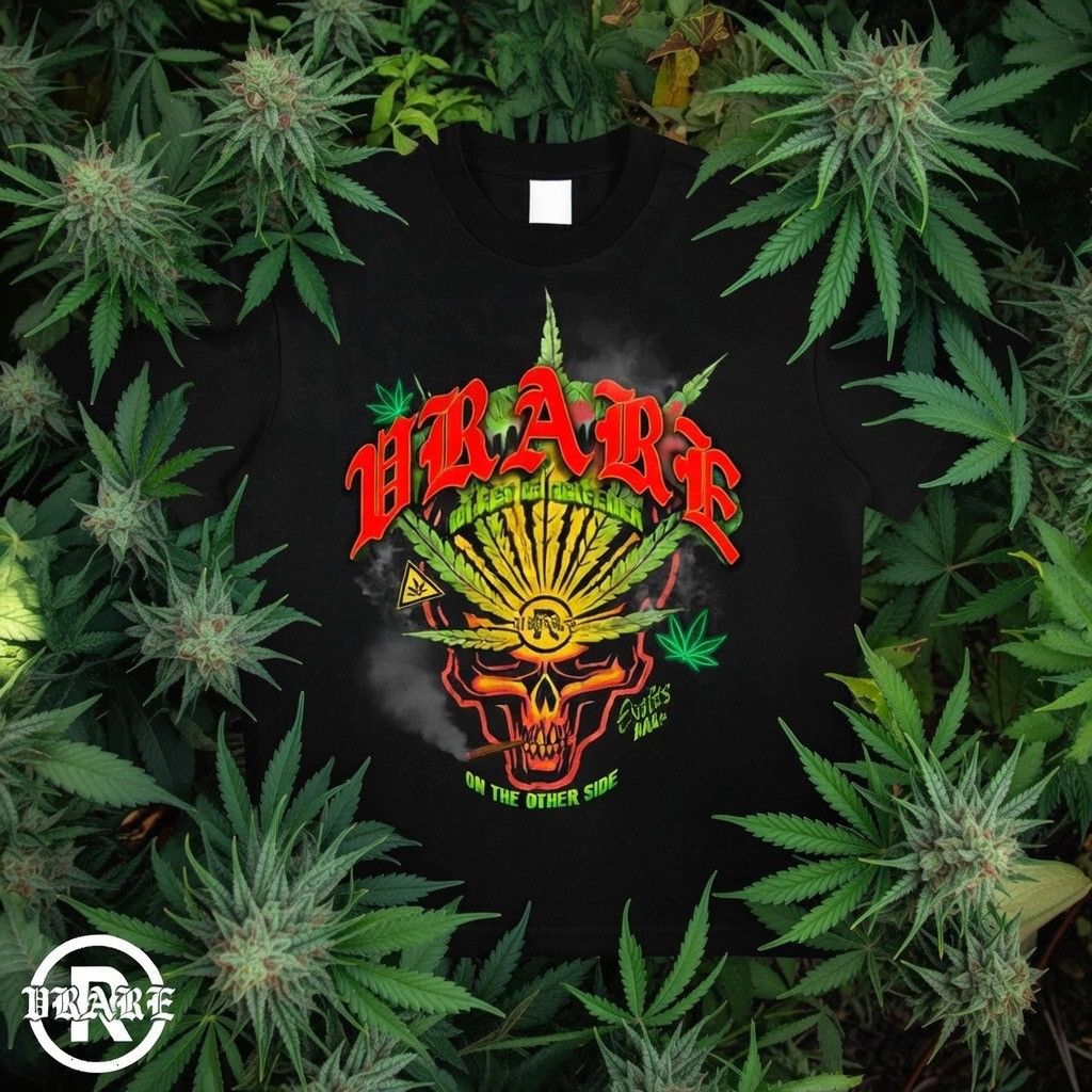 Vintage Custom vintage weed pot head band tee - pantera homage tee Size US L / EU 52-54 / 3 - 6 Thumbnail