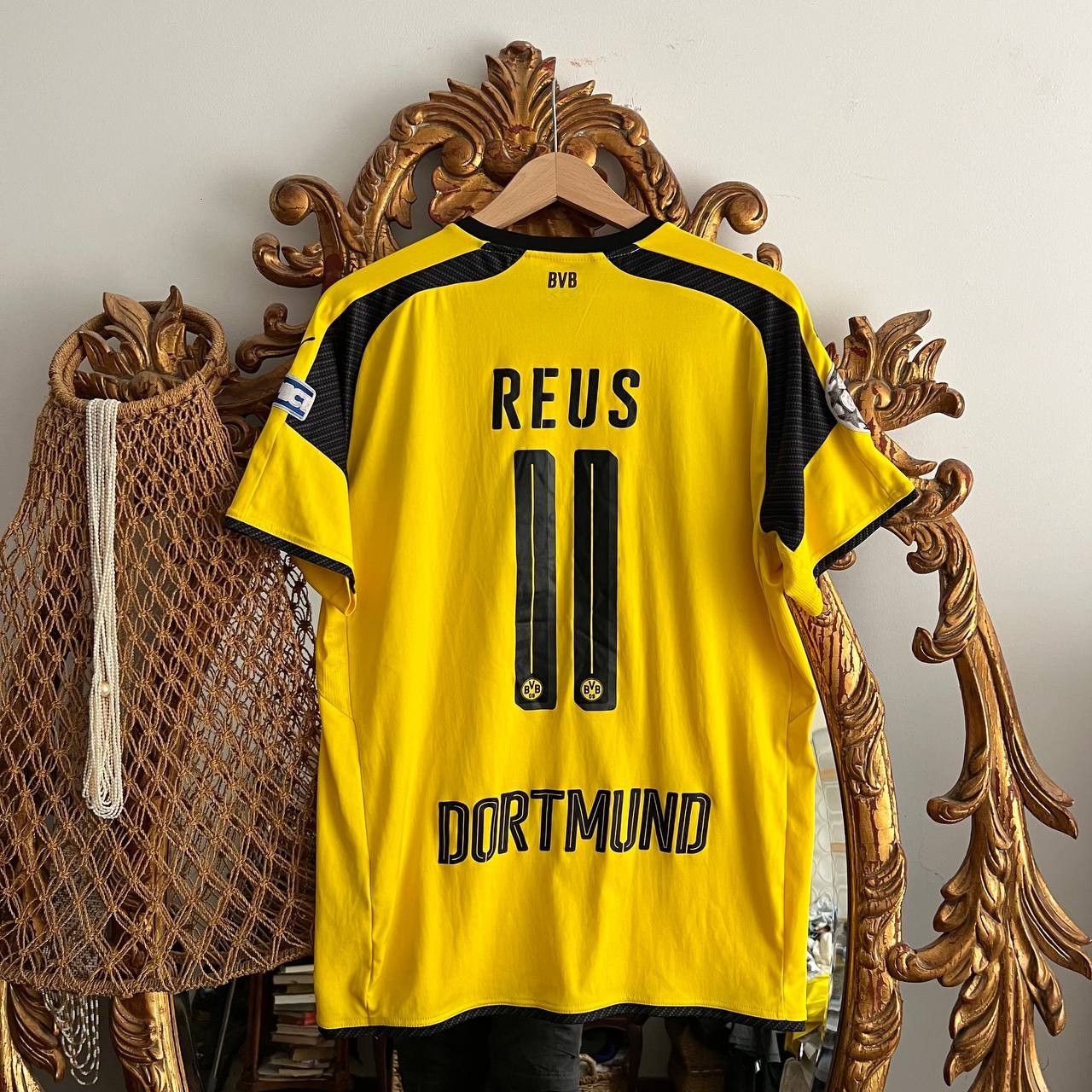 Puma PUMA BORUSSIA DORTMUND #11 REUS FOOTBALL SOCCER JERSEY Size US L / EU 52-54 / 3 - 2 Thumbnail