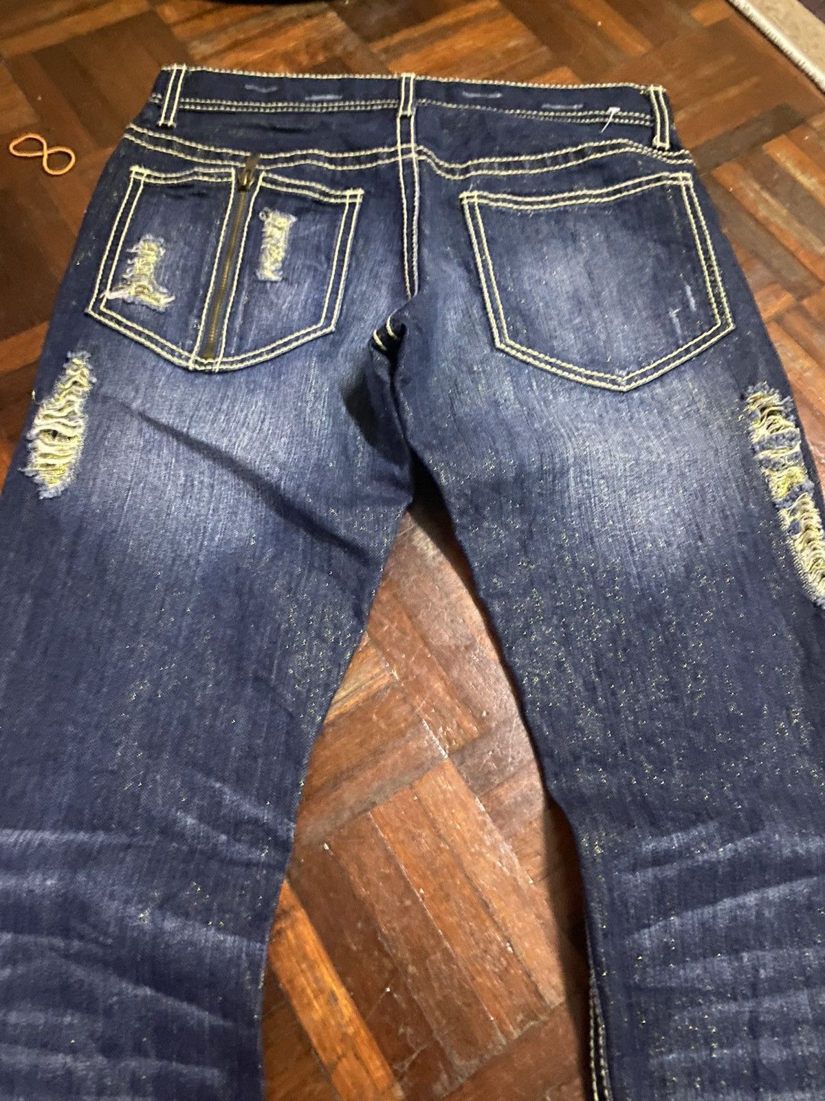 Hysteric Glamour × Japanese Brand Flare jeans distressed Gladnews Boot Cut Size 30" / US 8 / IT 44 - 5 Thumbnail