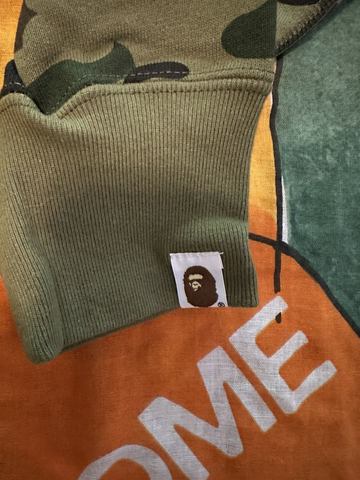 Bape BAPE 1st camo green multi shark full zip hoodie Size US XXL / EU 58 / 5 - 4 Thumbnail