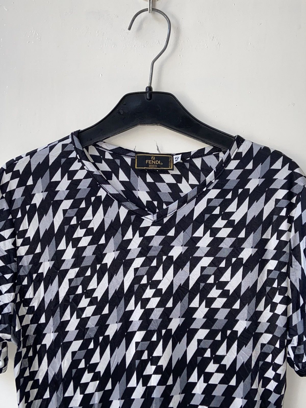 Fendi FENDI Striped T-shirt Size US XXS / EU 40 - 11 Thumbnail