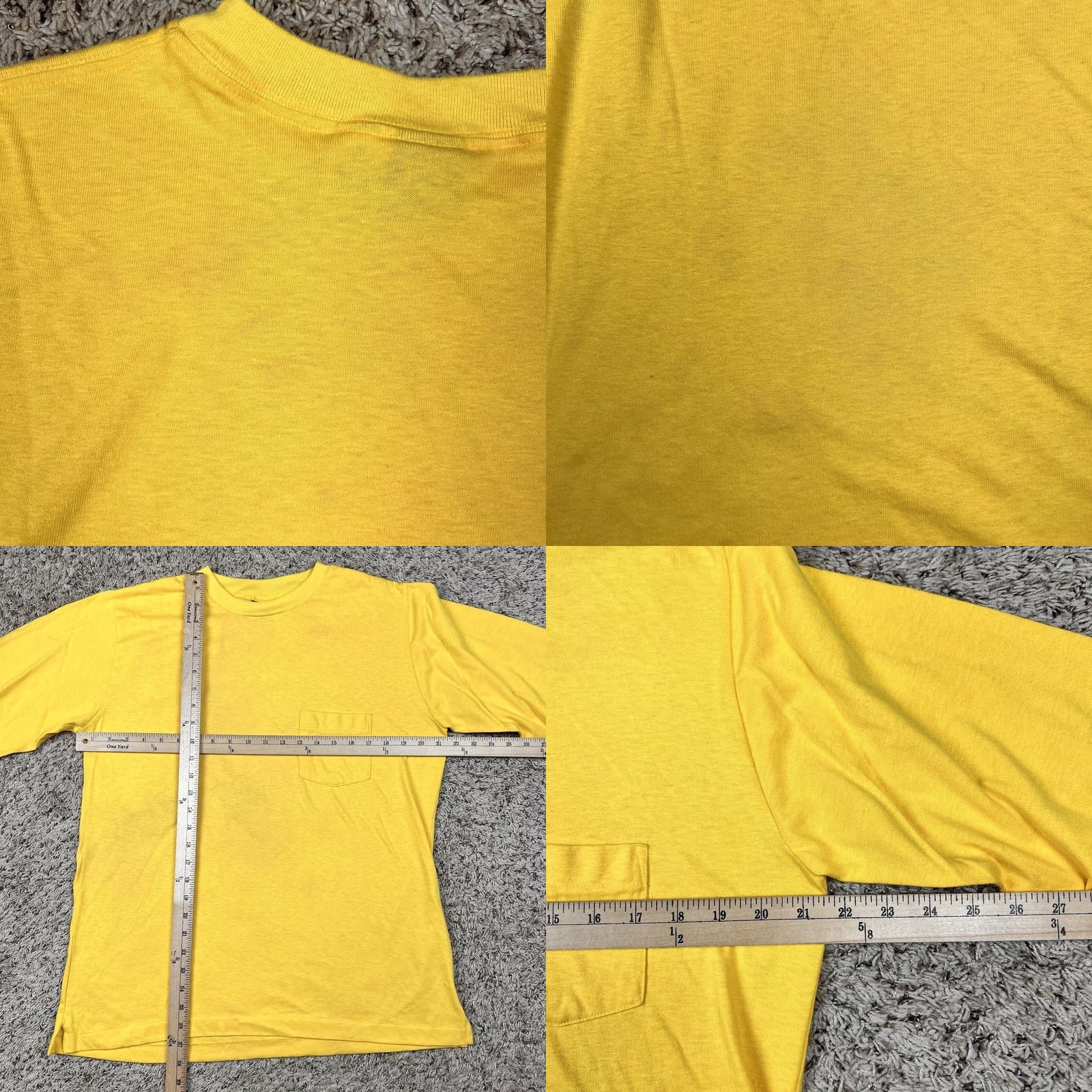 Lands' End VINTAGE Lands End T-Shirt Women Large Yellow 90s Shirt Crew Neck Long Sleeve Size L / US 10 / IT 46 - 8 Thumbnail