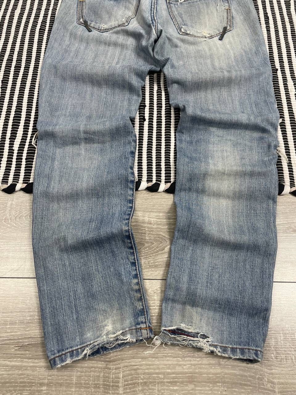 Marithe + Francois Girbaud Vintage Marithe Francois Girbaud Distressed Denim Pants Y2K Size US 28 / EU 44 - 5 Thumbnail