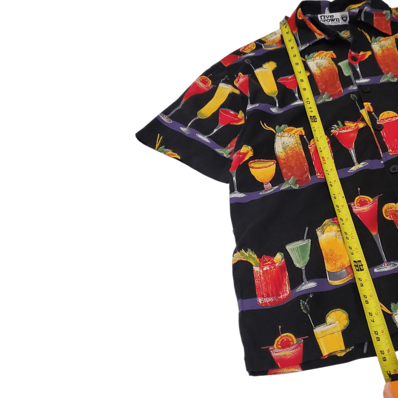 Vintage Y2K Cocktail All Over Print Button Up Shirt Size US M / EU 48-50 / 2 - 6 Thumbnail