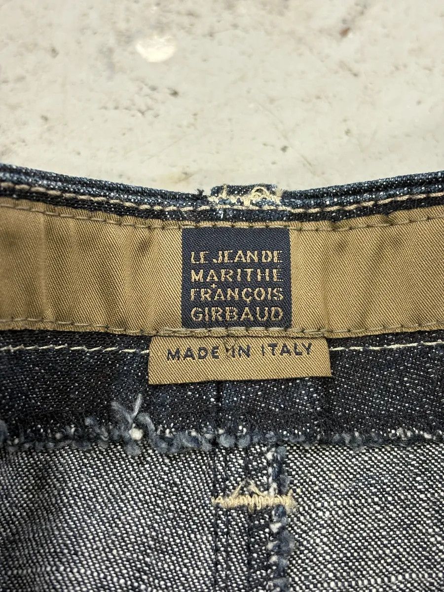 Marithe + Francois Girbaud × Vintage 2000s Marithé + François Girbaud Brut Denim Hybrid Olive Nylon Skirt Size 27" / US 4 / IT 40 - 7 Thumbnail