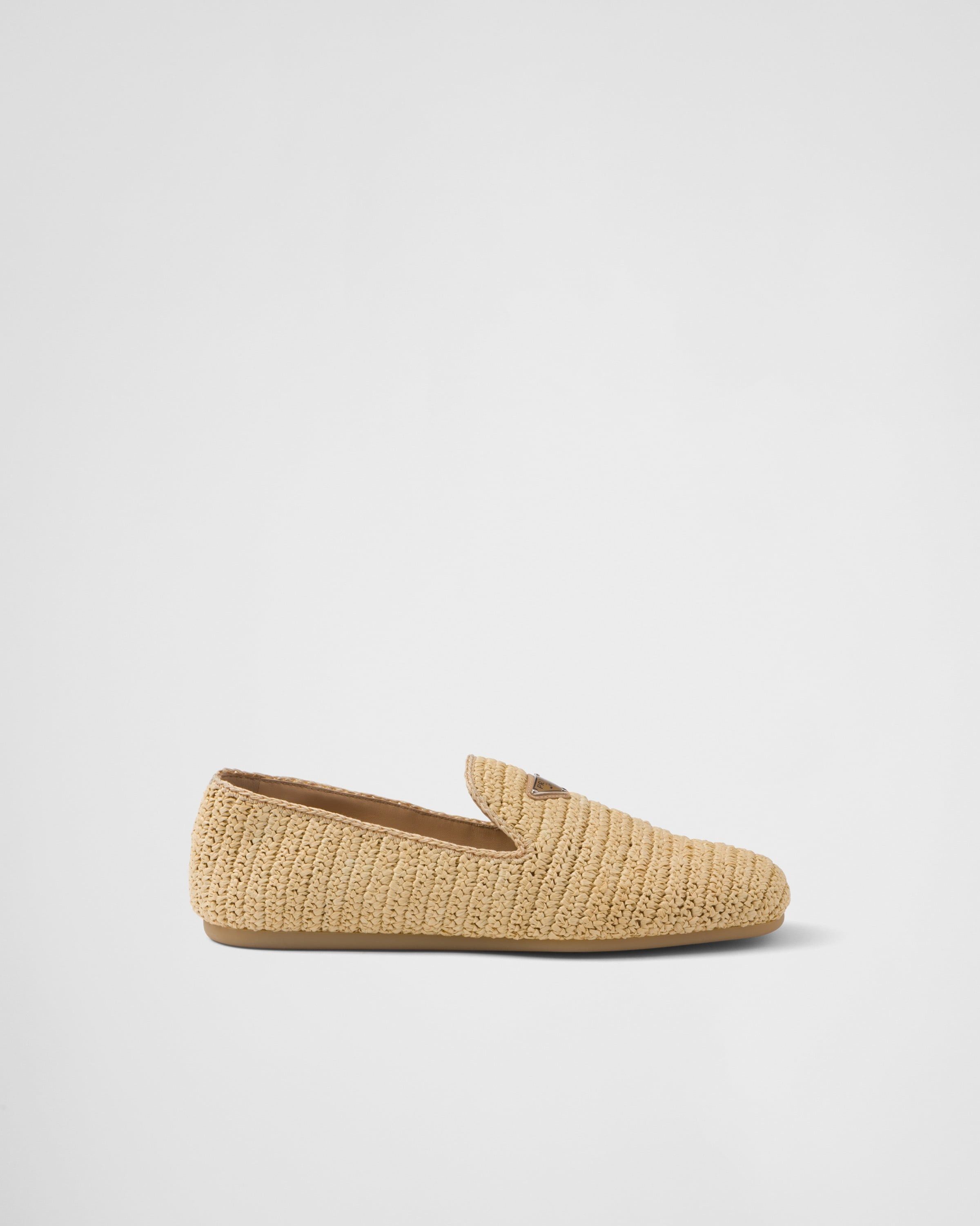 Prada o1bcso1str1025 Crochet Slip-On Shoes in Beige Size US 11 / EU 44 - 2 Thumbnail