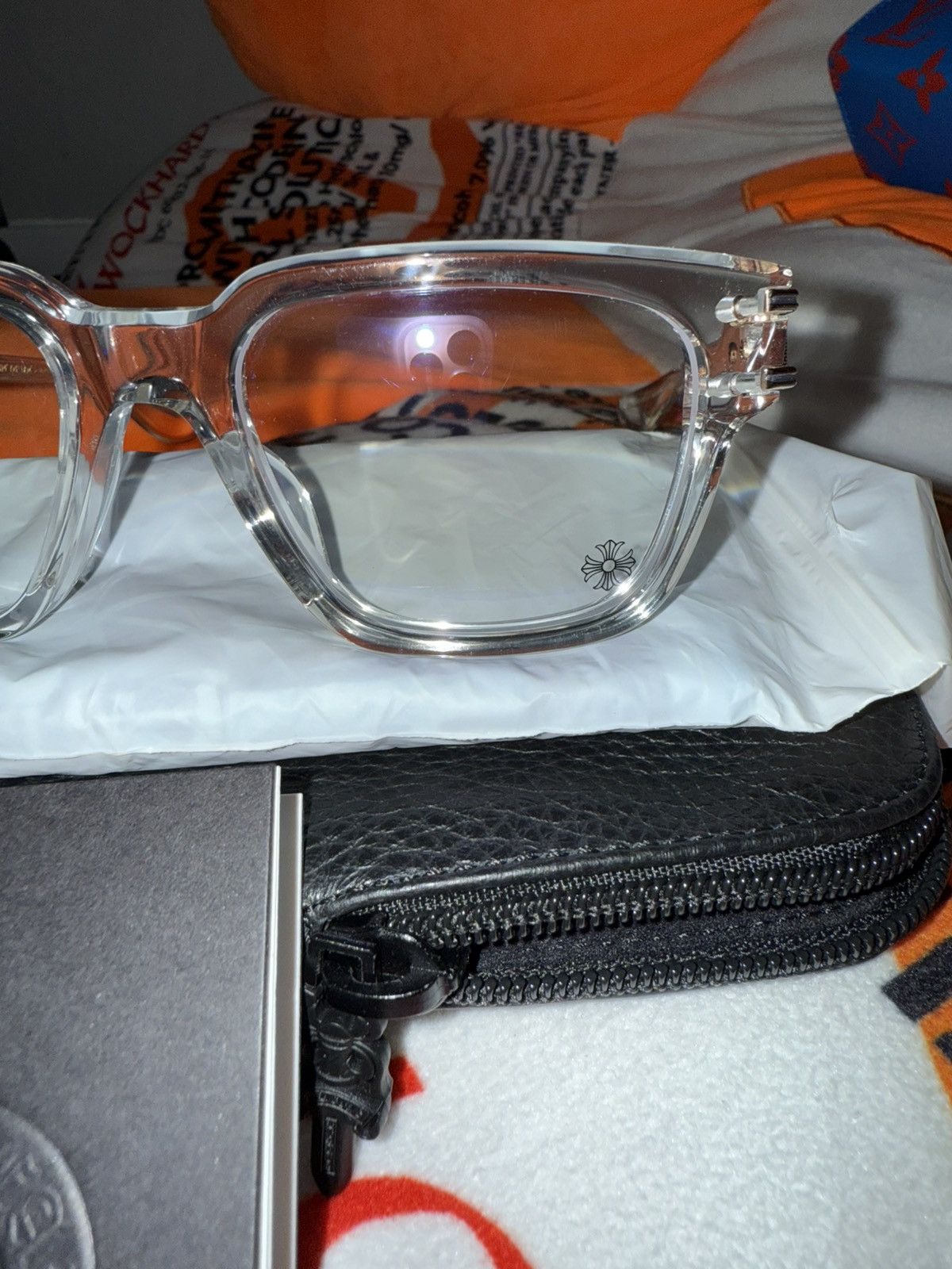 Chrome Hearts CHROME HEARTS CLEAR FRAMES Glasses Size ONE SIZE - 3 Thumbnail